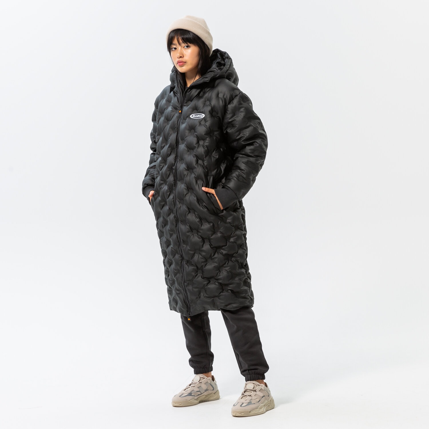 dámská zimní bunda ELLESSE BUNDA ROSANGELA PADDED JACKET BLK SGP15904011 ČERNÁ