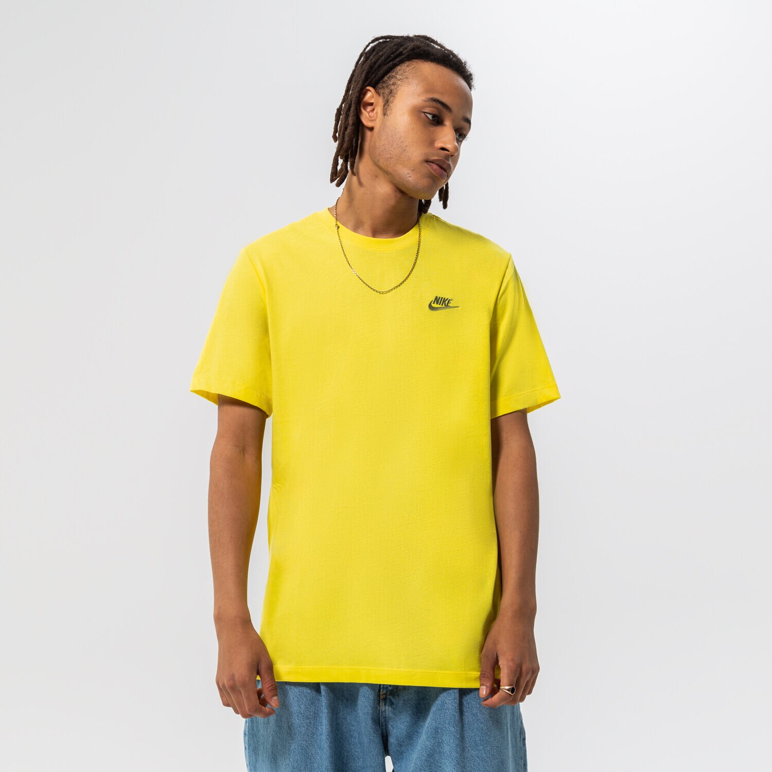 pánské tričko NIKE TRIČKO NIKE SPORTSWEAR CLUB AR4997-765 ŽLUTÁ