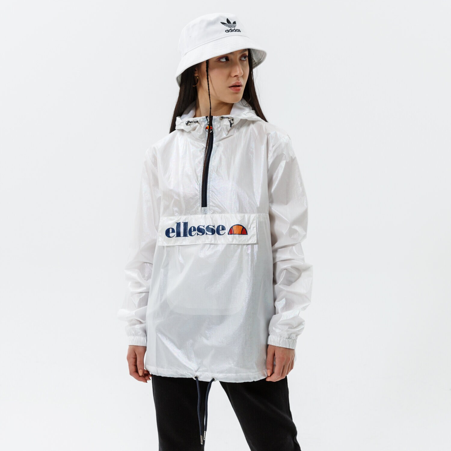 Přechodná bunda dámská (podzimní, jarní) ELLESSE BUNDA ADALINE OH JACKET IRID SGI11063934 BÍLÁ