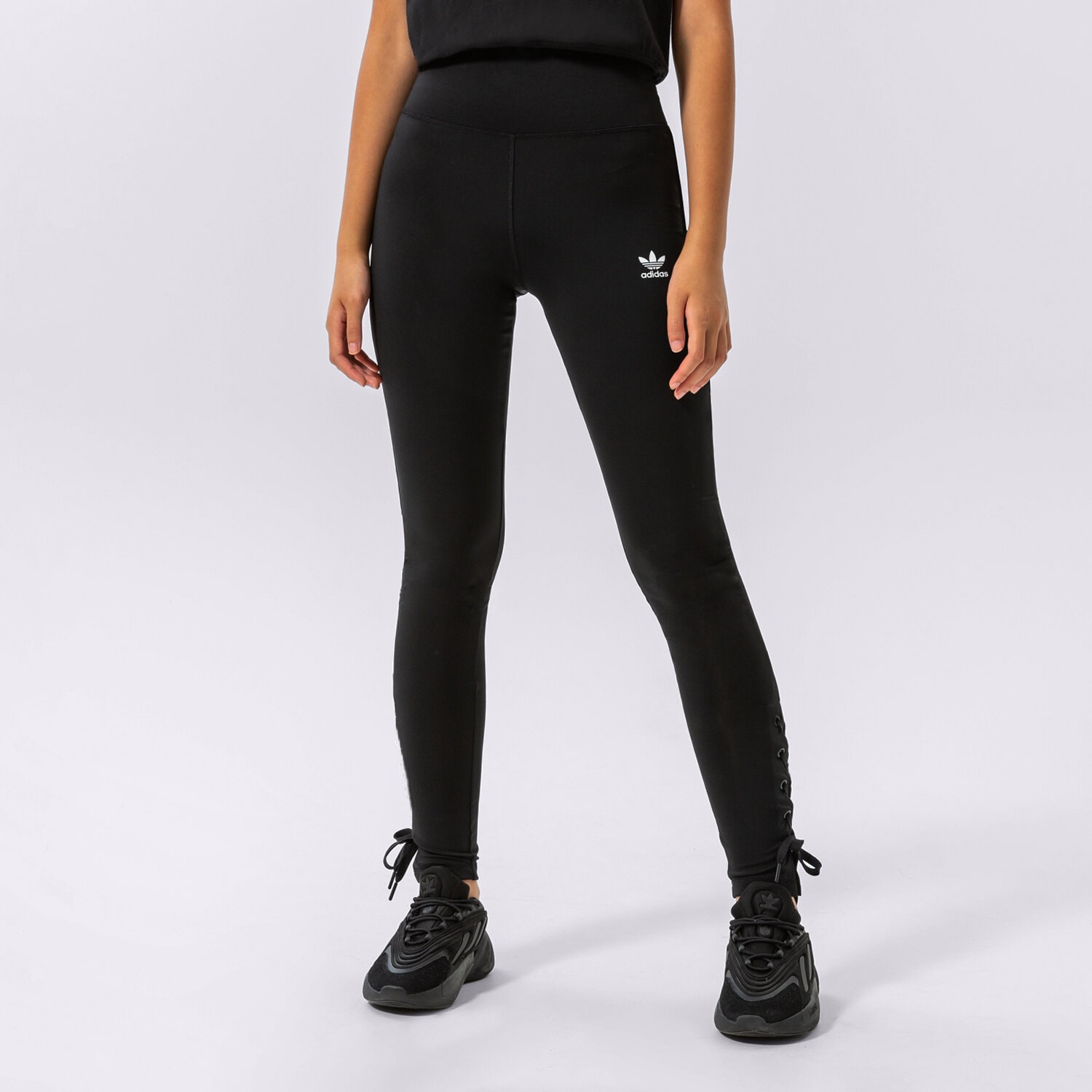 dámské kalhoty ADIDAS LEGGINGS HW LEGGINGS HK5077 ČERNÁ