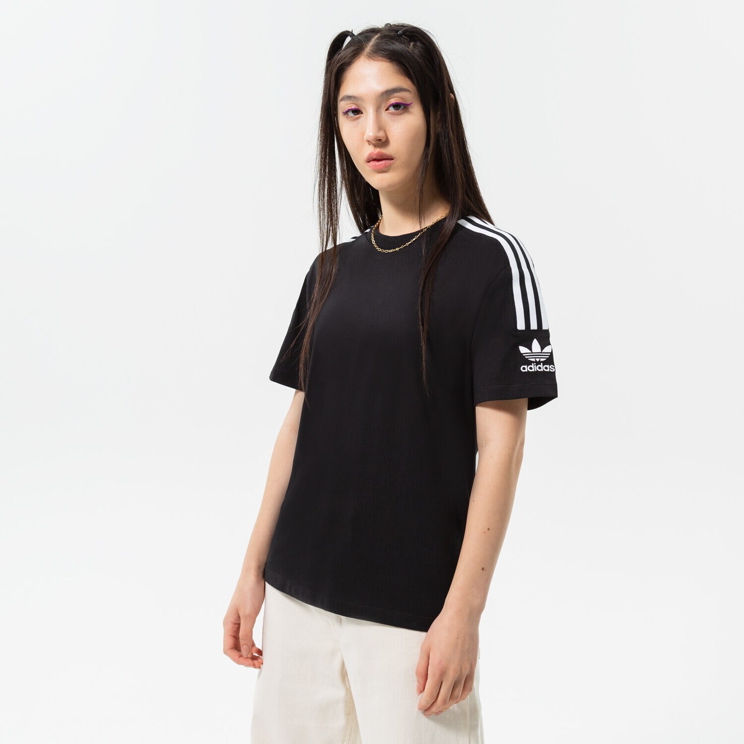 dámské tričko ADIDAS TRIČKO TIGHT TEE HF7457 ČERNÁ