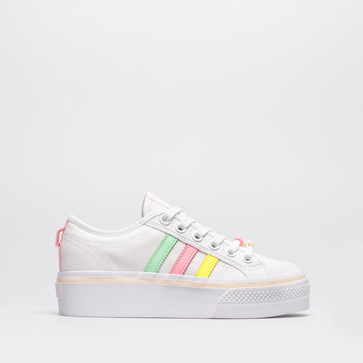 dětské tenisky ADIDAS NIZZA PLATFORM J GY9102 BÍLÁ