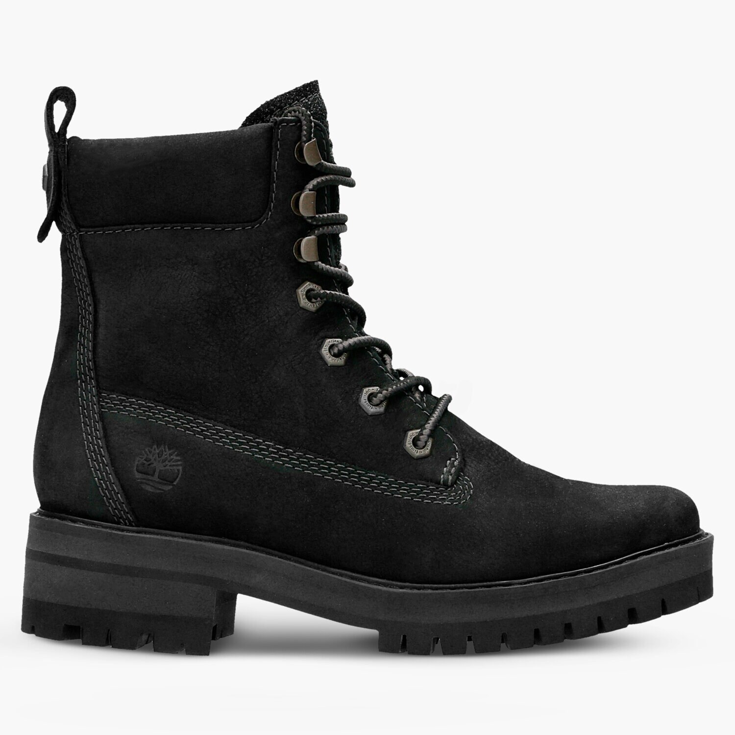 dámské kotníkové boty TIMBERLAND COURMAYEUR VALLEY YBOOT A1KIH ČERNÁ