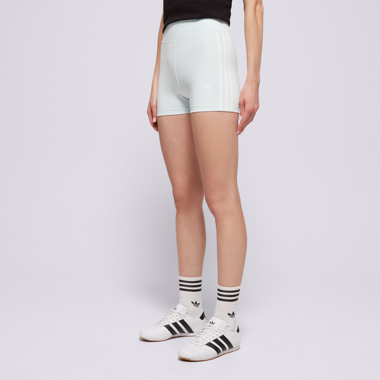 dámské kraťasy ADIDAS ŠORTKY  BOOTY SHORTS HJ7906 MODRÁ