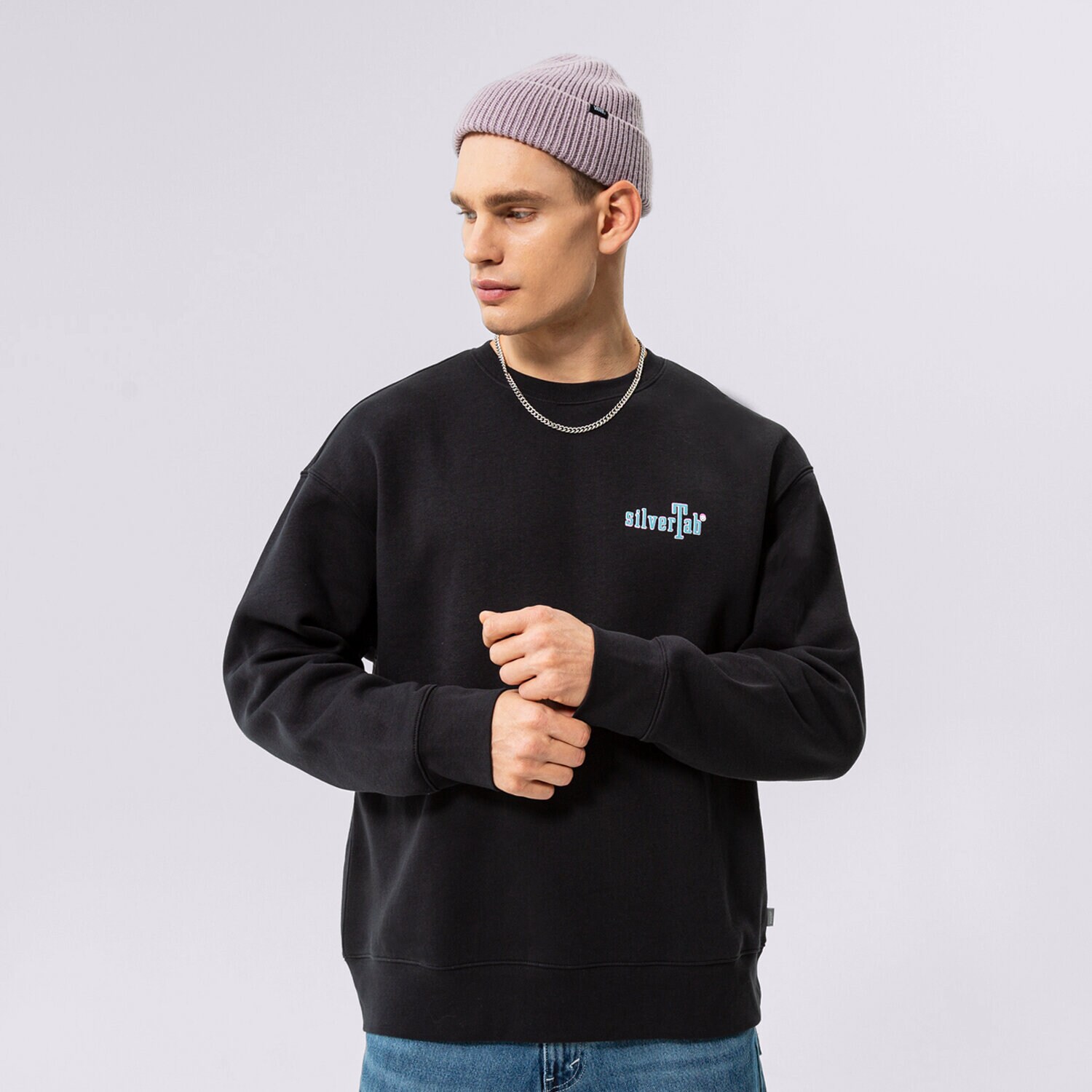 pánská mikina LEVI'S MIKINA RELAXD GRAPHIC CREW 38712-0075 ČERNÁ
