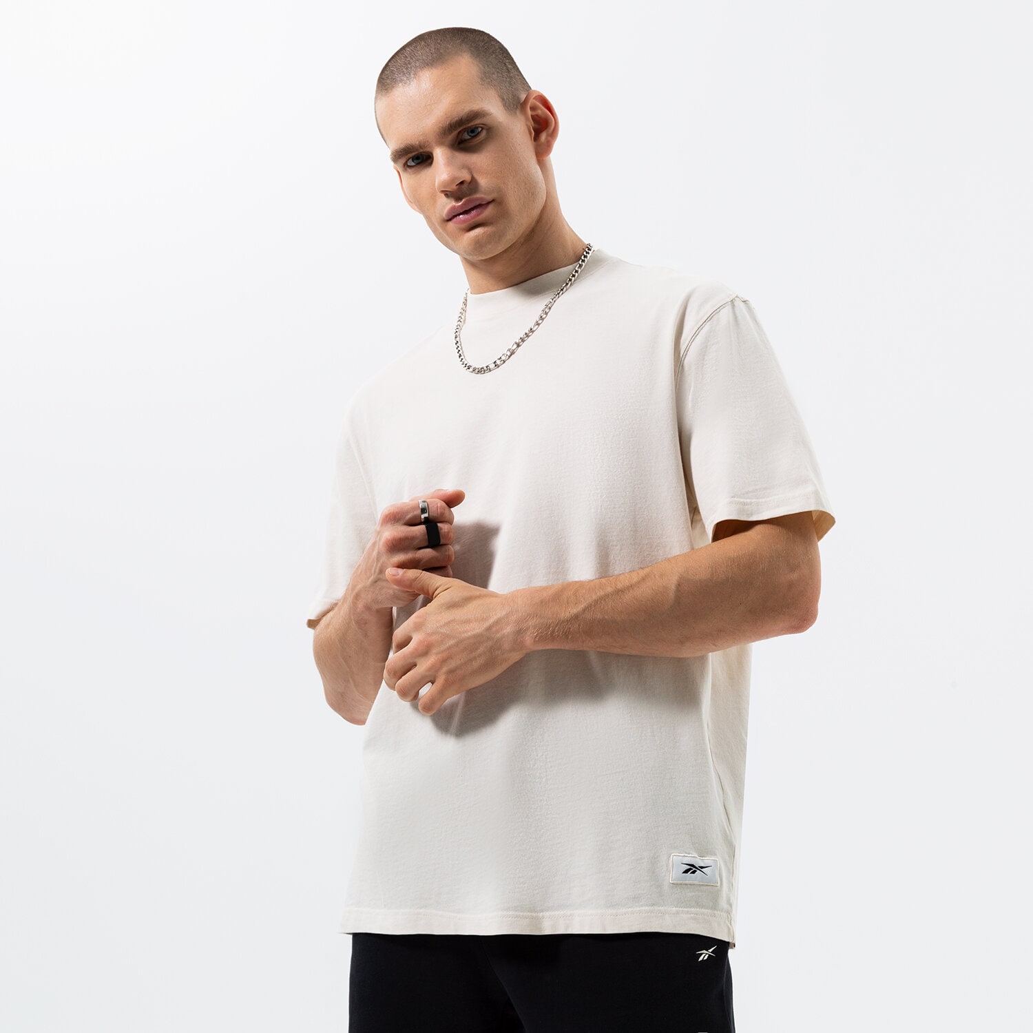 pánské tričko REEBOK TRIČKO CLASSIC NATURAL DYE TEE HG1586 BÍLÁ