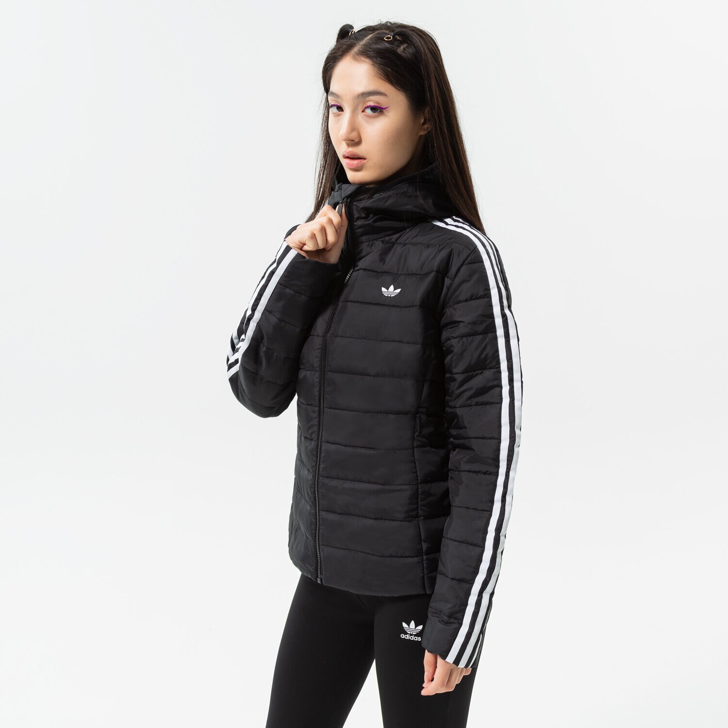 dámská zimní bunda ADIDAS BUNDA SLIM JACKET HM2612 ČERNÁ