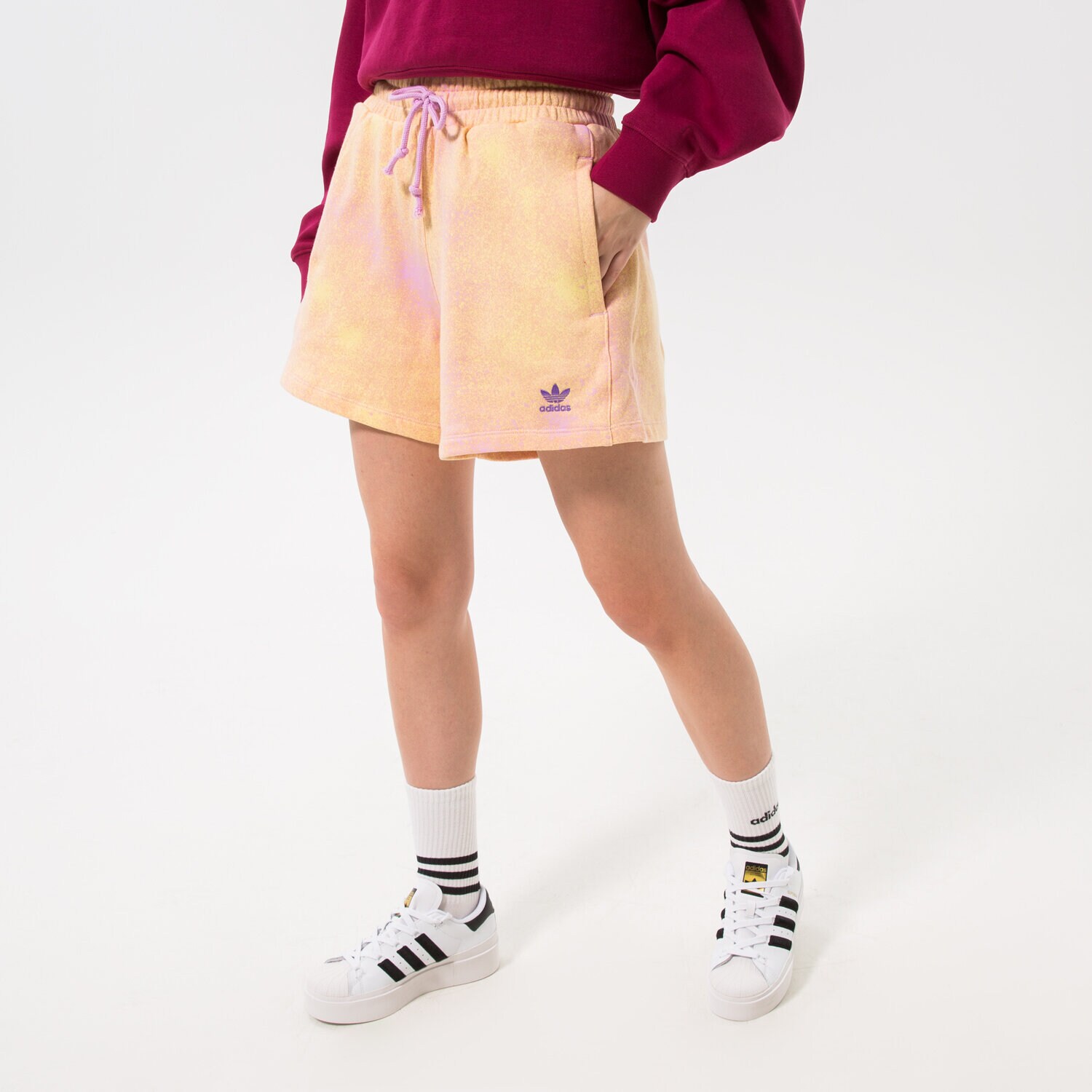 dámské kraťasy ADIDAS ŠORTKY  BF AOP SHORTS HL6609 VÍCEBAREVNÁ