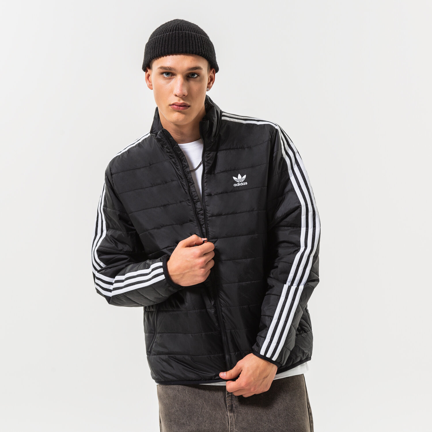 pánská zimní bunda ADIDAS BUNDA ZIMNÍ PADPUFF STAND HL9212 ČERNÁ