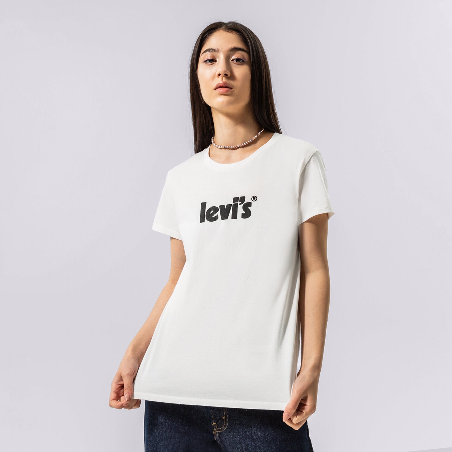 dámské tričko LEVI'S TRIČKO GRAPHIC TEES 17369-1755 BÍLÁ