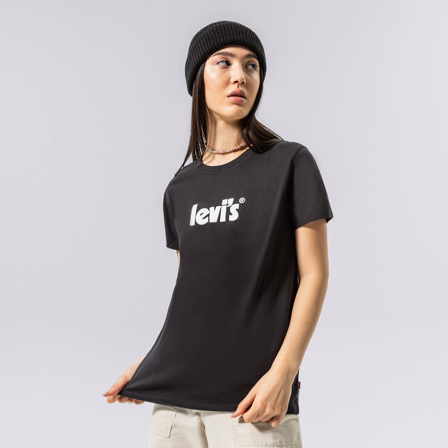 dámské tričko LEVI'S TRIČKO GRAPHIC TEES 17369-1756 ČERNÁ