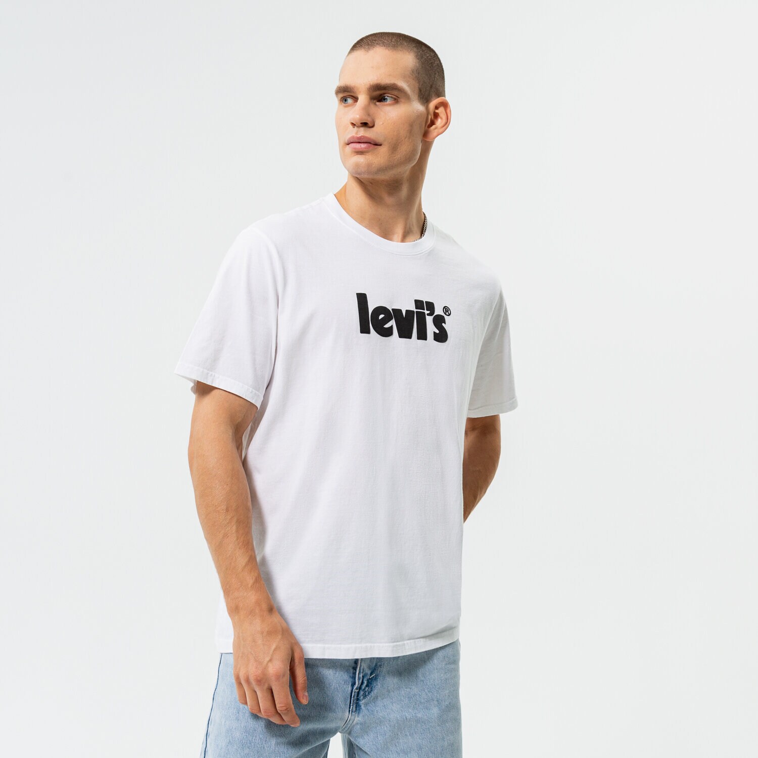pánské tričko LEVI'S TRIČKO SS RELAXED FIT TEE 16143-0390 BÍLÁ