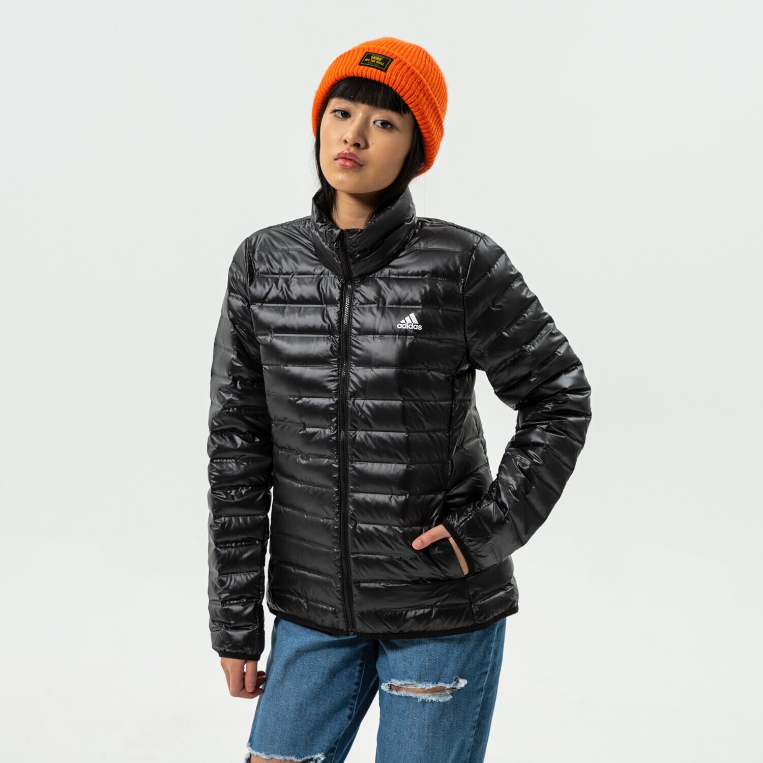dámská zimní bunda ADIDAS BUNDA W VARILITE J BQ1982 ČERNÁ