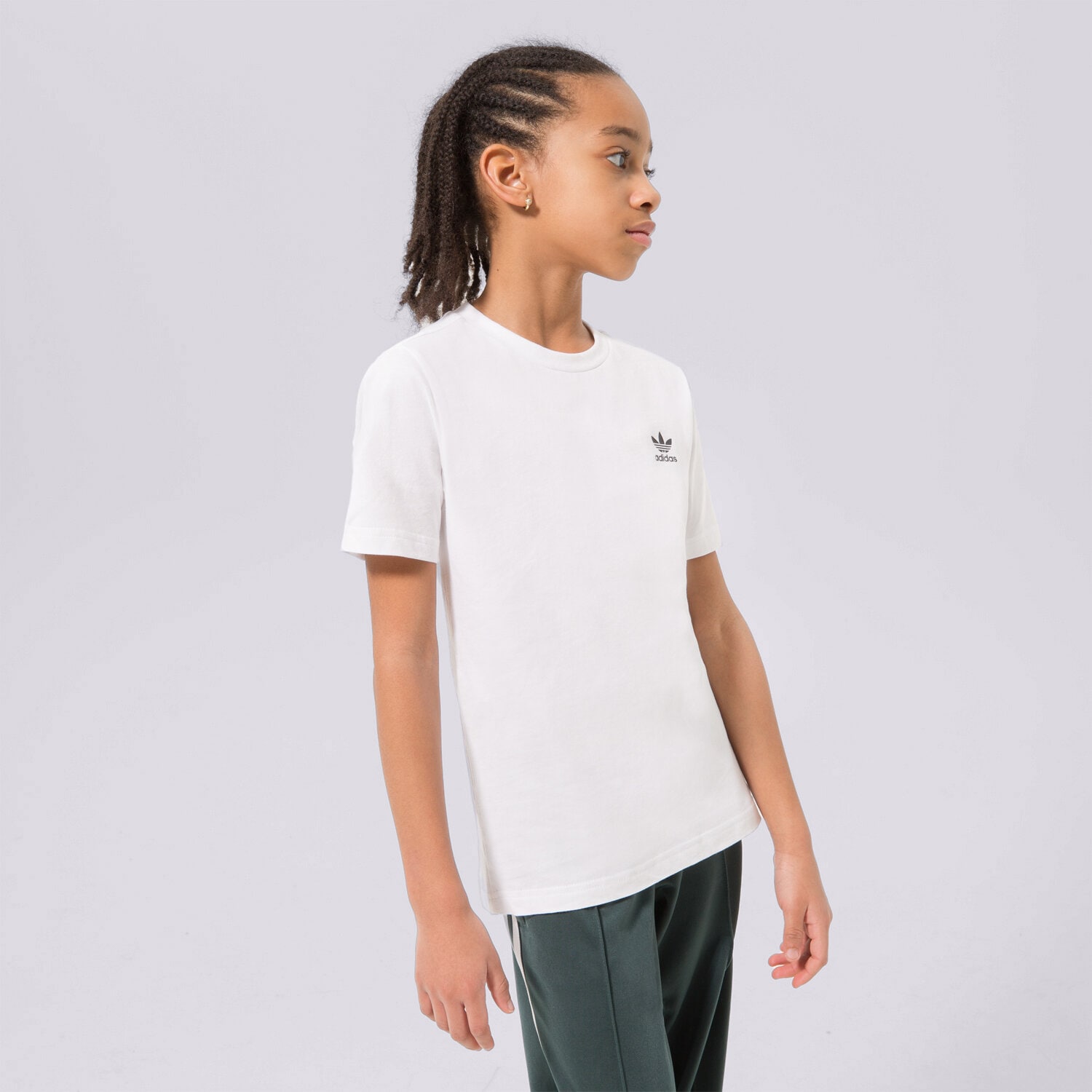 dětské tričko ADIDAS TRIČKO TEE GIRL HK0403 BÍLÁ