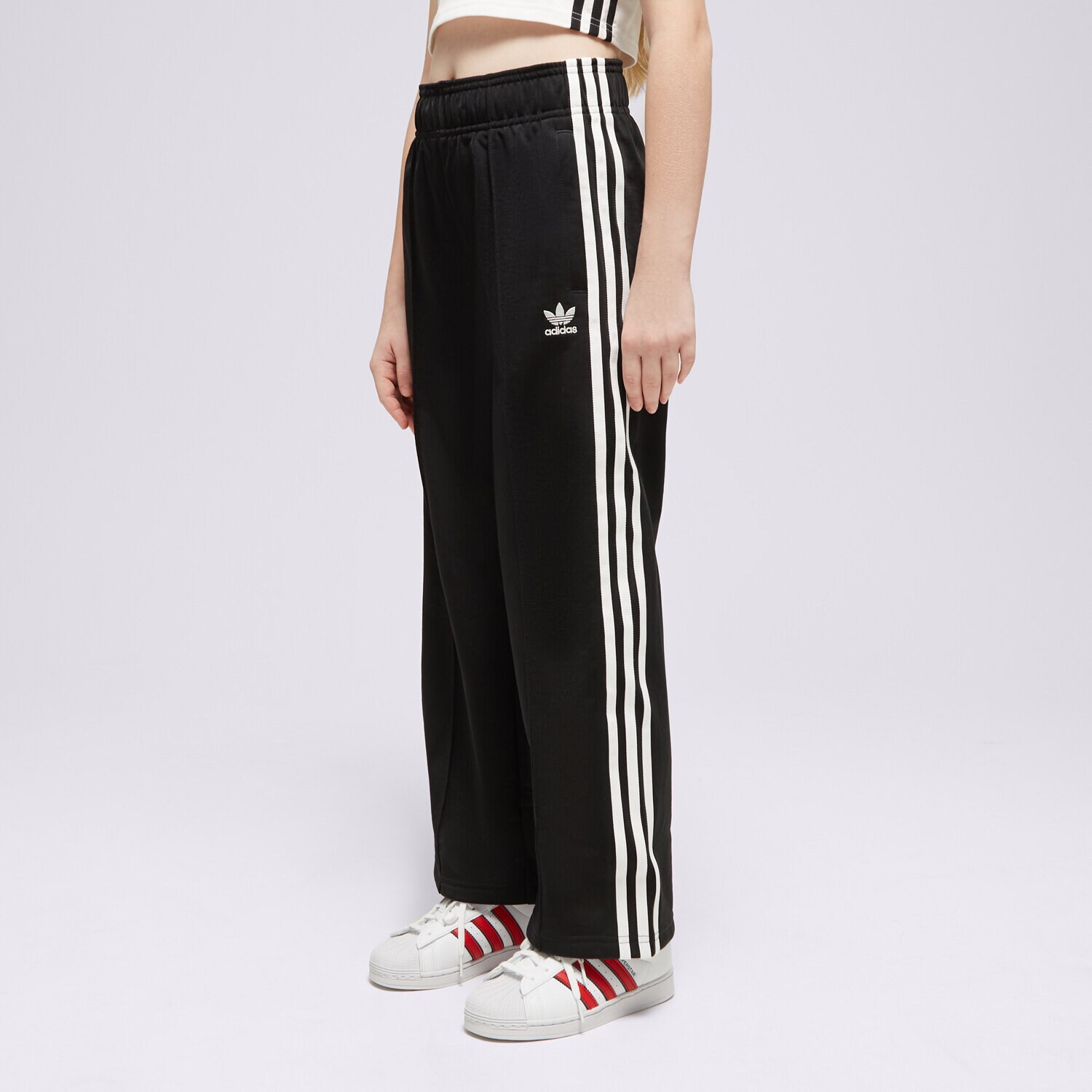 dětské kalhoty ADIDAS KALHOTY  WIDE PANTS G HK0347 ČERNÁ
