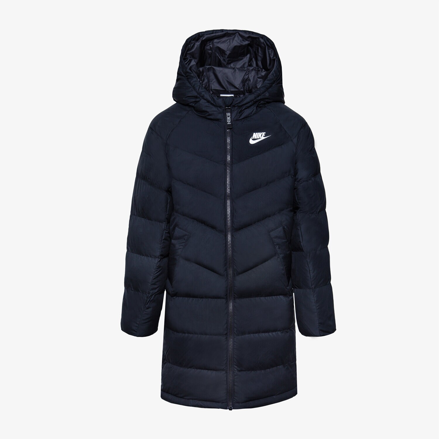 dětské tričko NIKE BUNDA PADDED PARKA GIRL DX1268-010 ČERNÁ