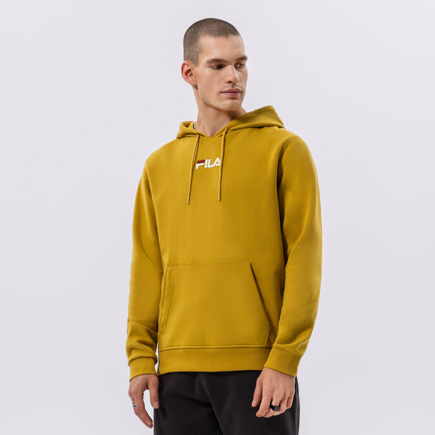 pánská mikina FILA MIKINA S KAPUCÍ HENRY SS22TKM102947 BÉŽOVÁ