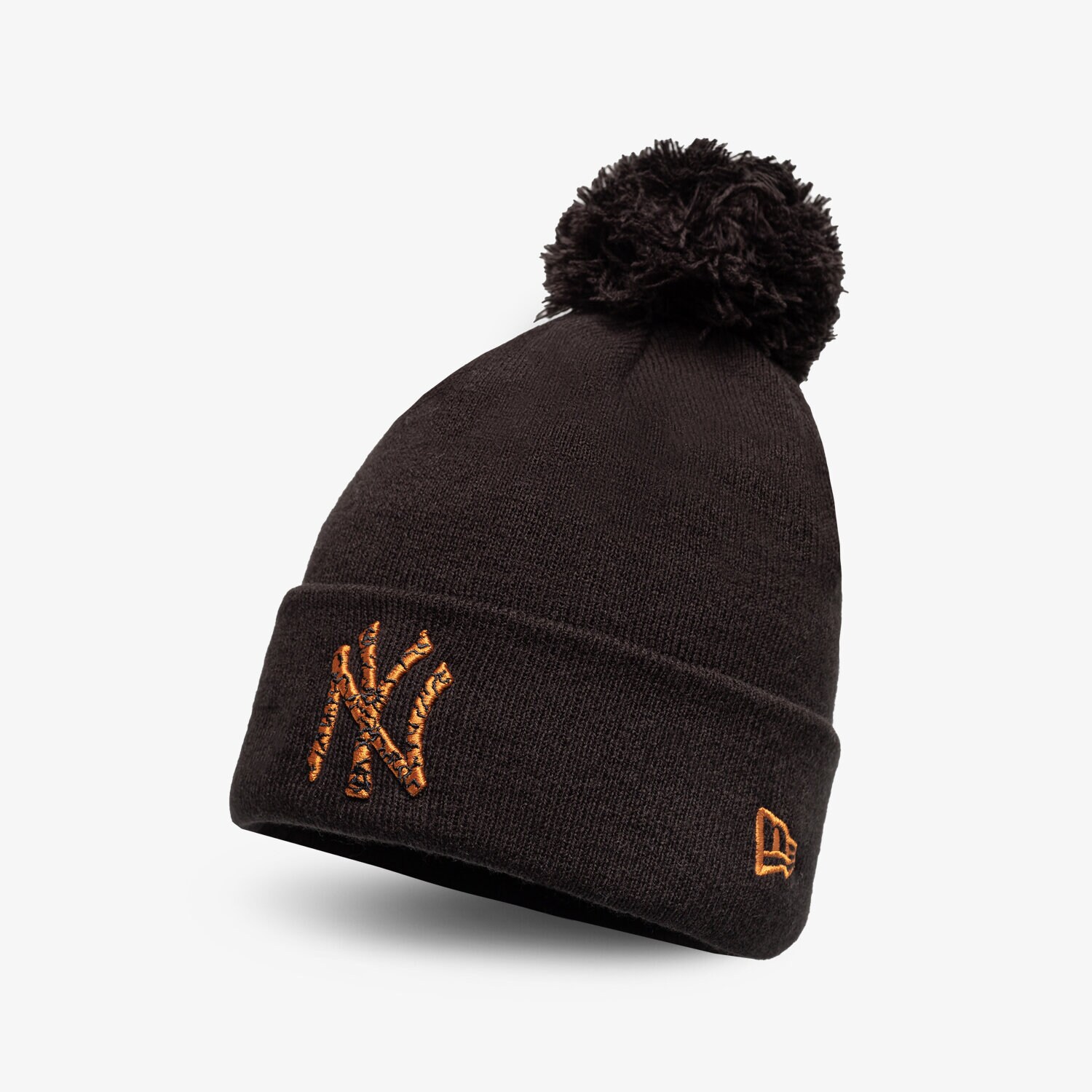pánská čepice NEW ERA ČEPICE INFILL BOBBLE BEANIE NYY BLK NEW YORK YANKEES 60284996 ČERNÁ