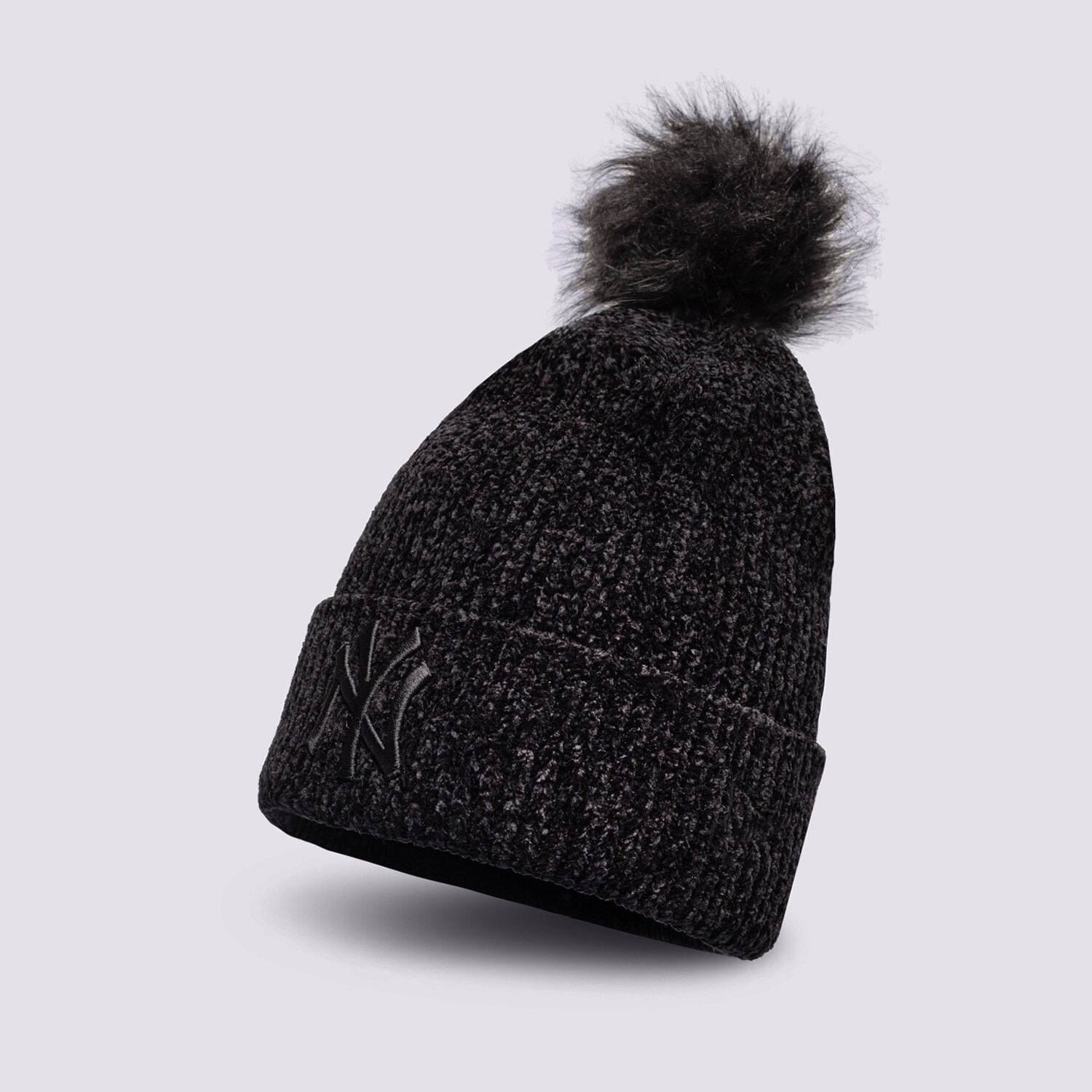 dámská čepice NEW ERA ČEPICE WMNS BOBBLE BEANIE NYY BLK NEW YORK YANKEES B 60284833 ČERNÁ