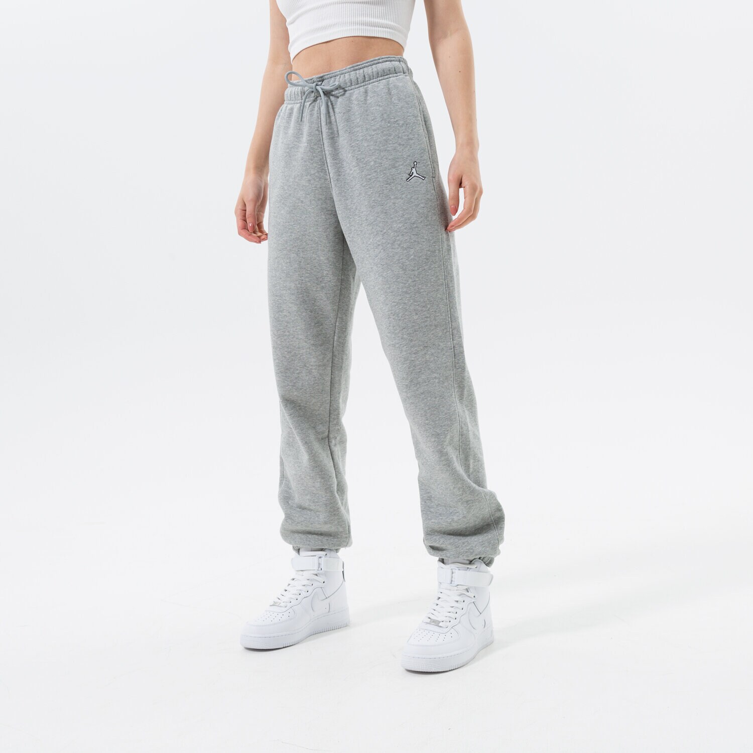 dámské kalhoty JORDAN ESSENTIAL JOGGERS  DQ4478-063 ŠEDÁ