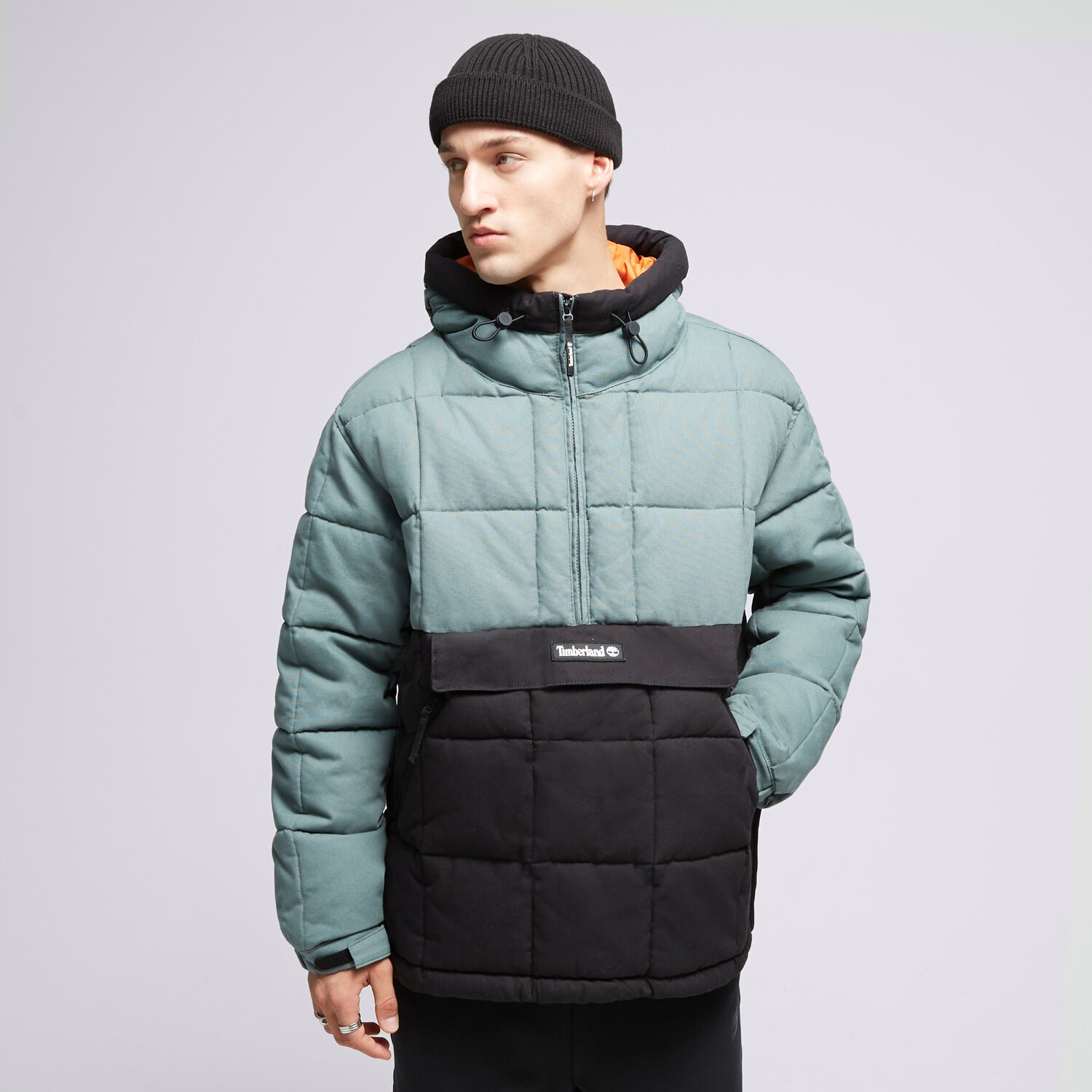 pánská zimní bunda TIMBERLAND BUNDA ZIMNÍ ANORAK BALSAM TB0A5VCHDA9 ČERNÁ