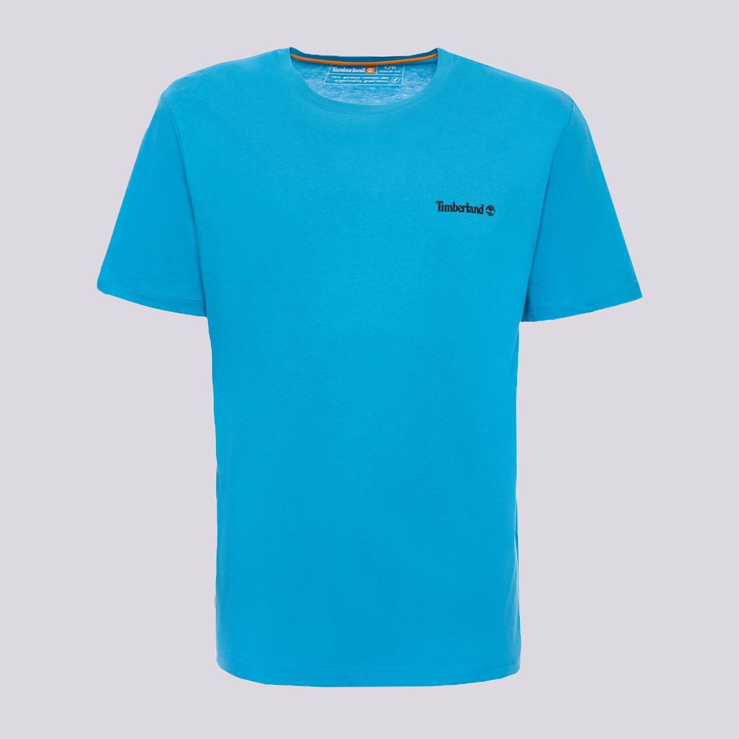 pánské tričko TIMBERLAND TRIČKO SMALL LOGO PRINT TB0A5PGZCY31 MODRÁ