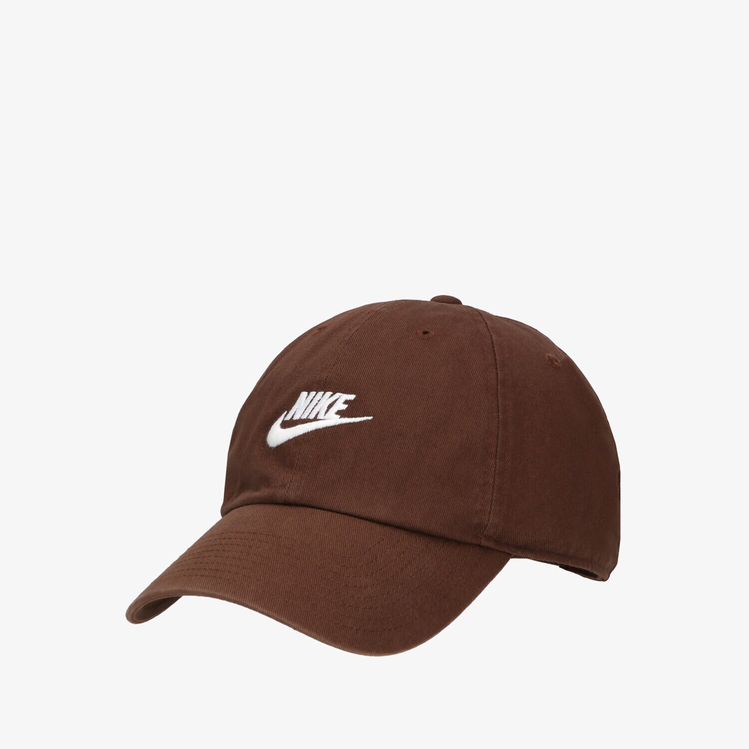 dětská kšiltovka NIKE ČEPICE SPORTSWEAR HERITAGE86 FUTURA WASHED 913011-260 HNĚDÁ