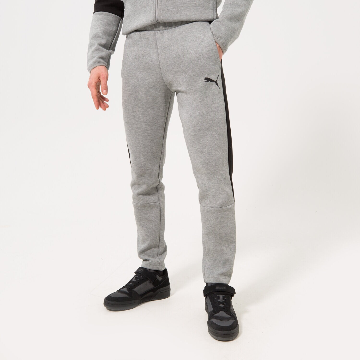 pánské kalhoty PUMA KALHOTY  585814 585814 03 ŠEDÁ