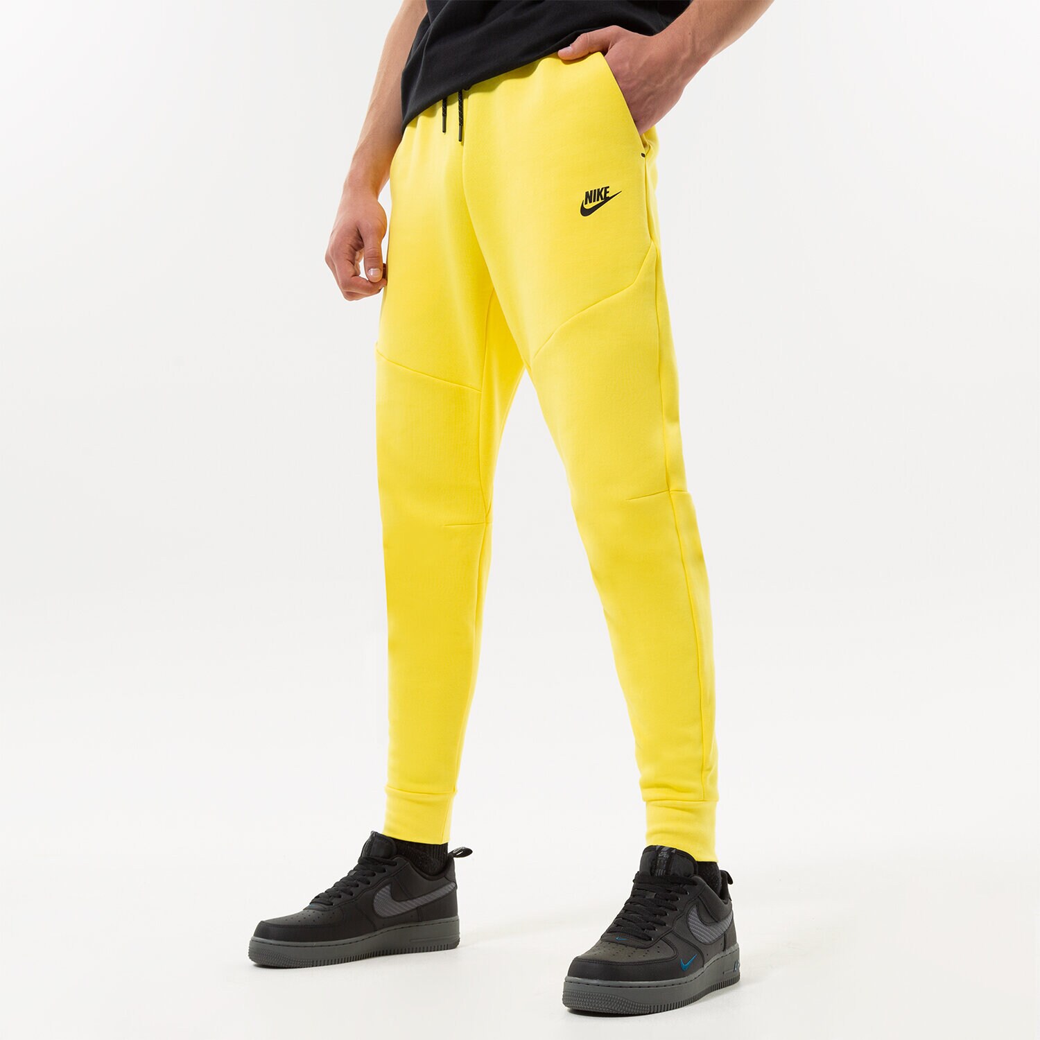 pánské kalhoty NIKE KALHOTY  NIKE SPORTSWEAR TECH FLEECE CU4495765 ŽLUTÁ