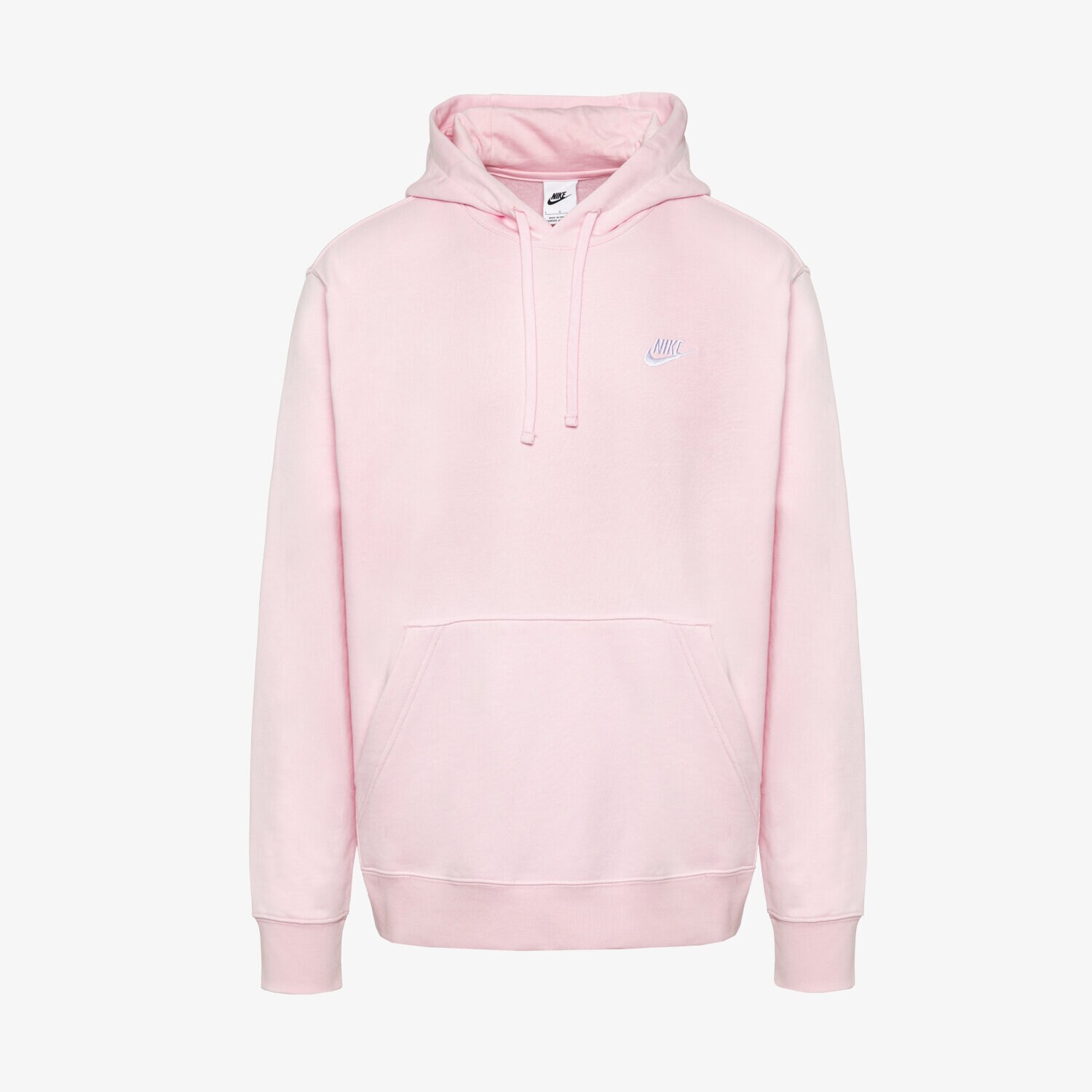 pánská mikina NIKE MIKINA S KAPUCÍ SPORTSWEAR CLUB CZ7857663 RŮŽOVÁ