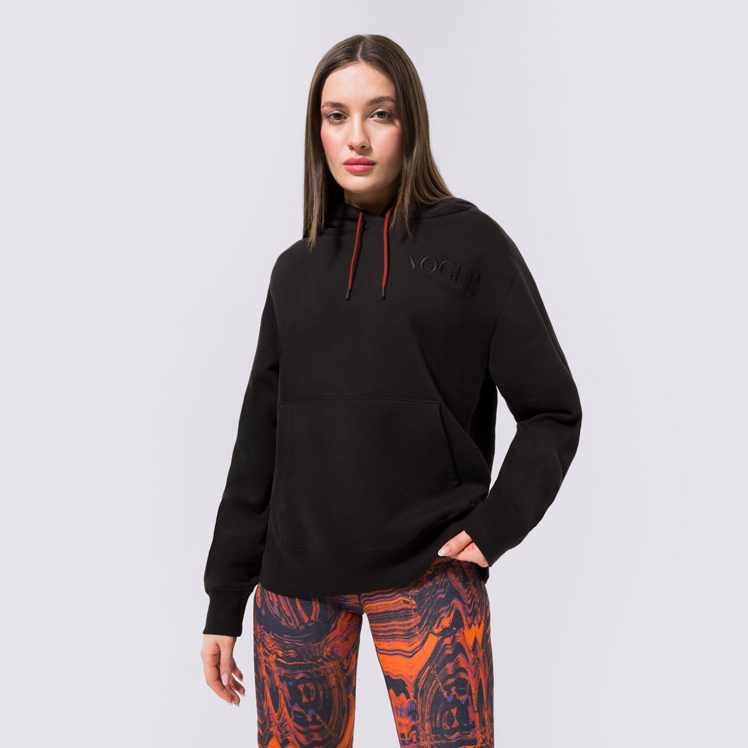dámská mikina PUMA MIKINA S KAPUCÍ PUMA X VOGUE HOODIE 534690-01 ČERNÁ