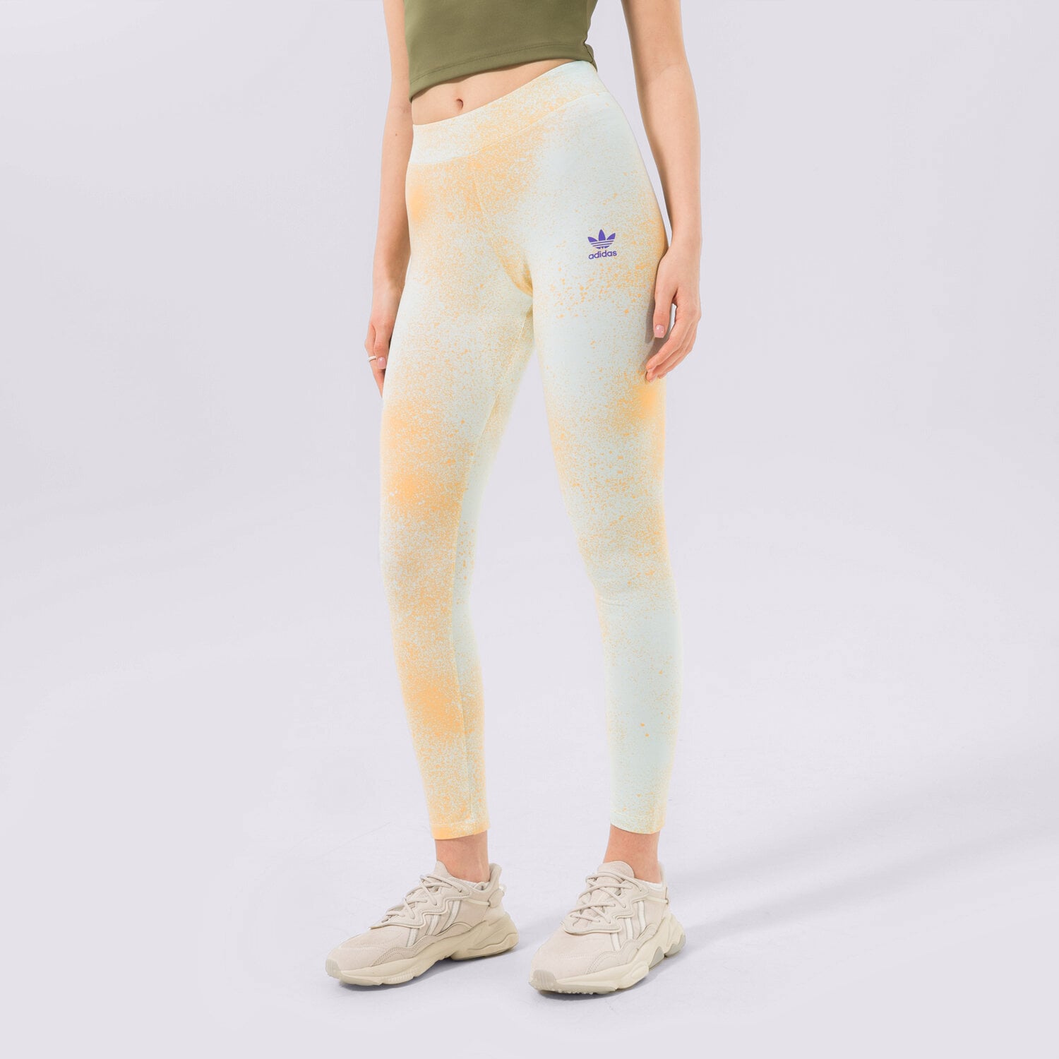 dámské kalhoty ADIDAS LEGGINGS 7/8 LEGGINGS HL6618 VÍCEBAREVNÁ