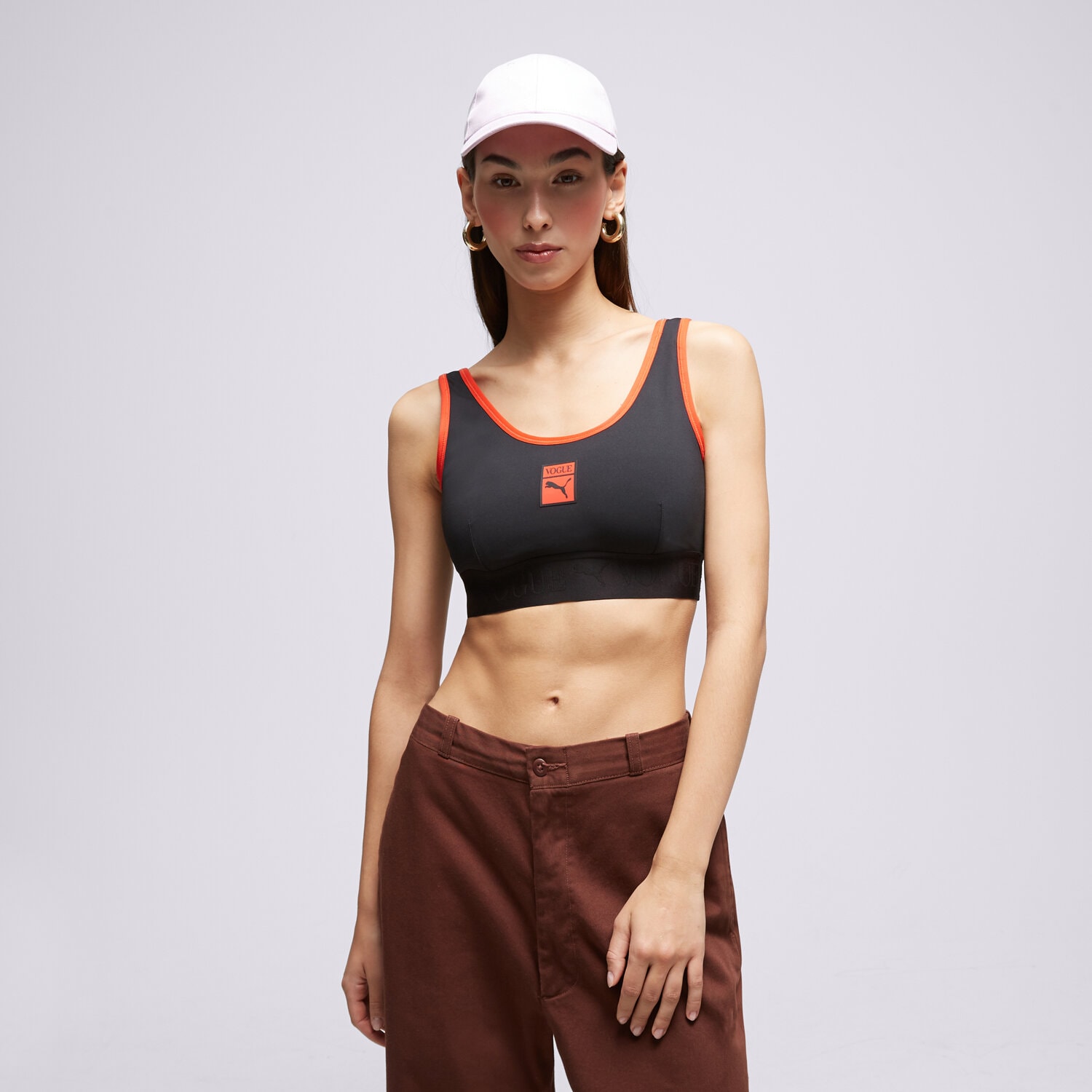 dámský top PUMA BRA TOP PUMA X VOGUE 534688-01 ČERNÁ