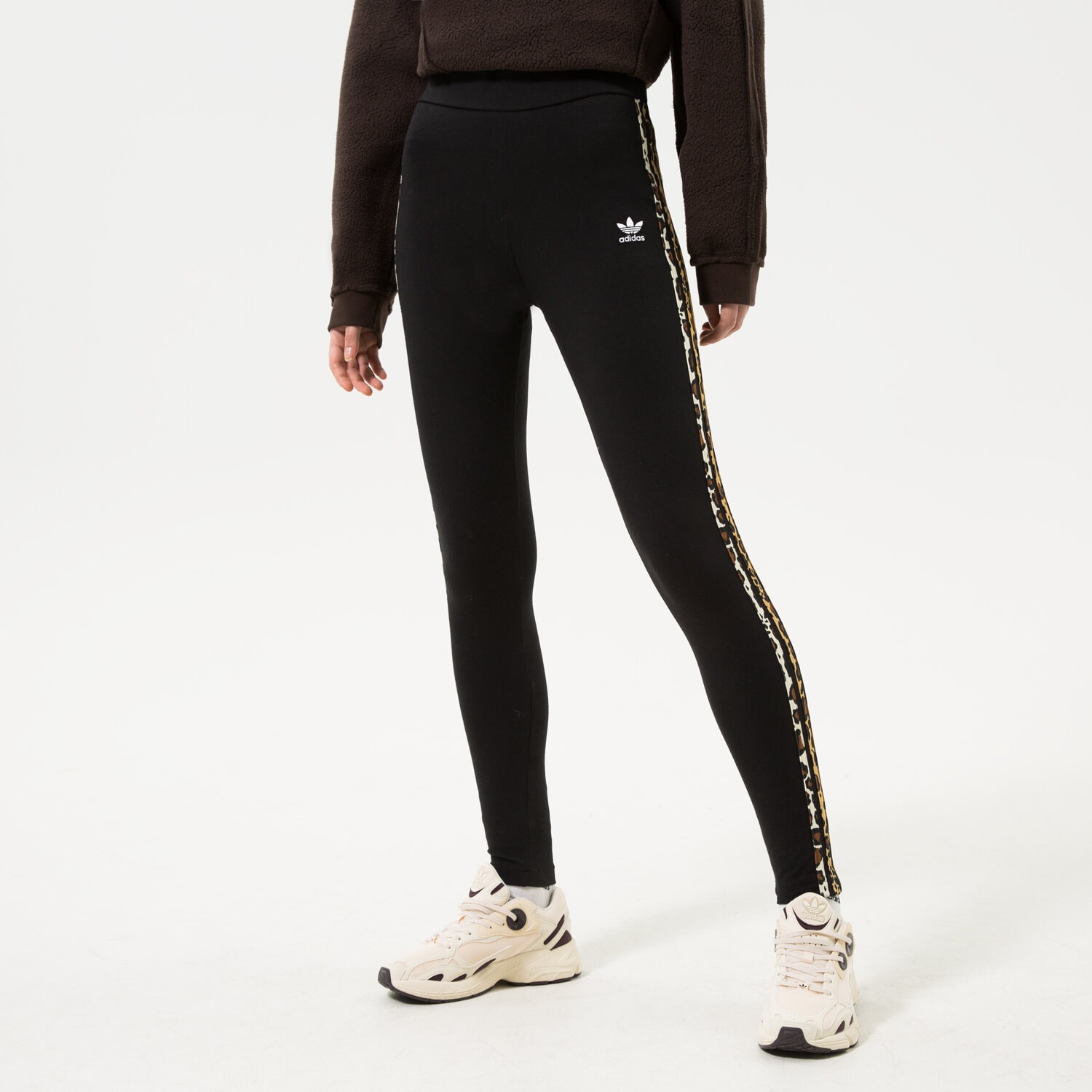 dámské kalhoty ADIDAS LEGGINGS 3 STRIPES TIGHT HB4767 ČERNÁ