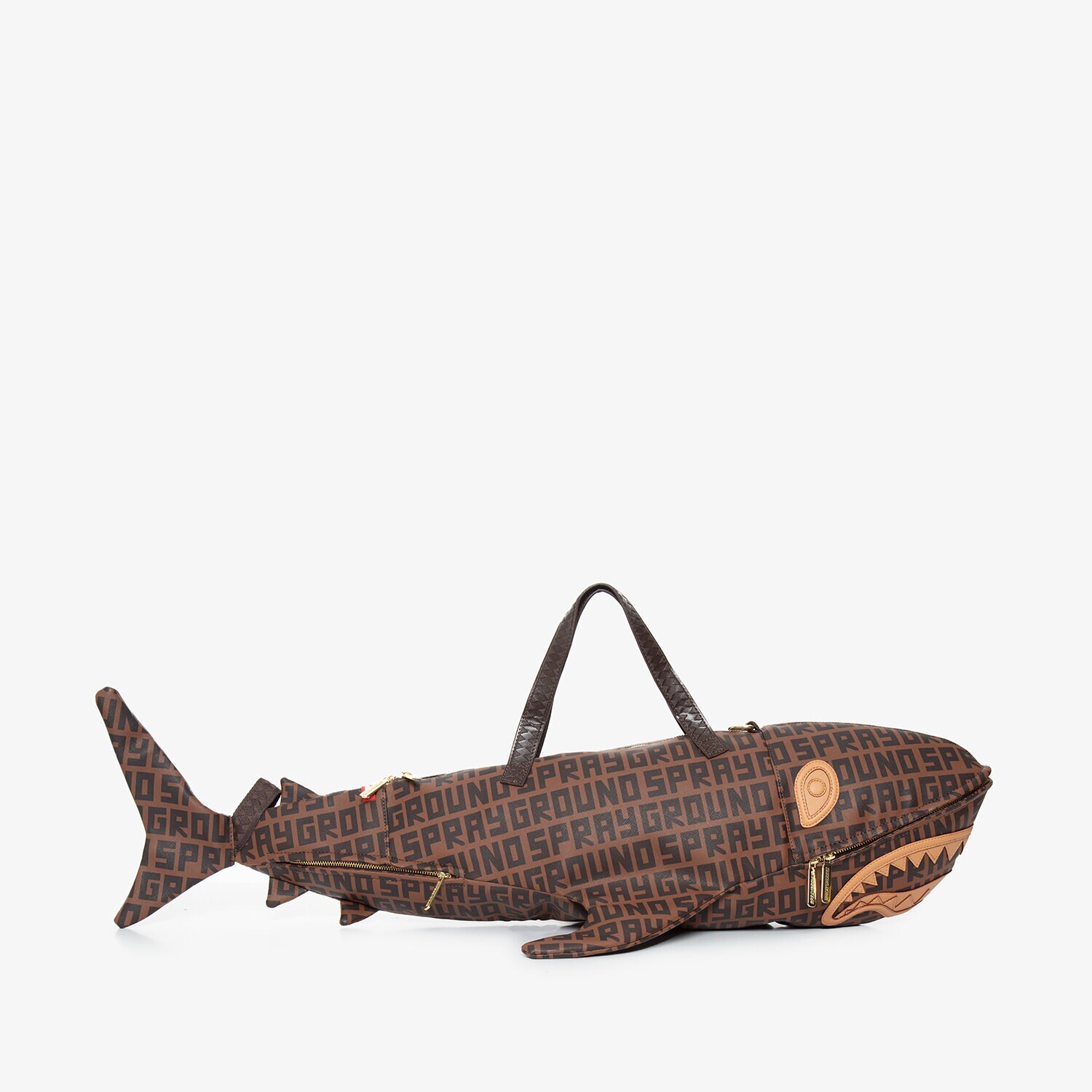 dámská taška SPRAYGROUND TAŠKA INFINITI CHECK SHARK DUFFLE 910D4712NSZ HNĚDÁ