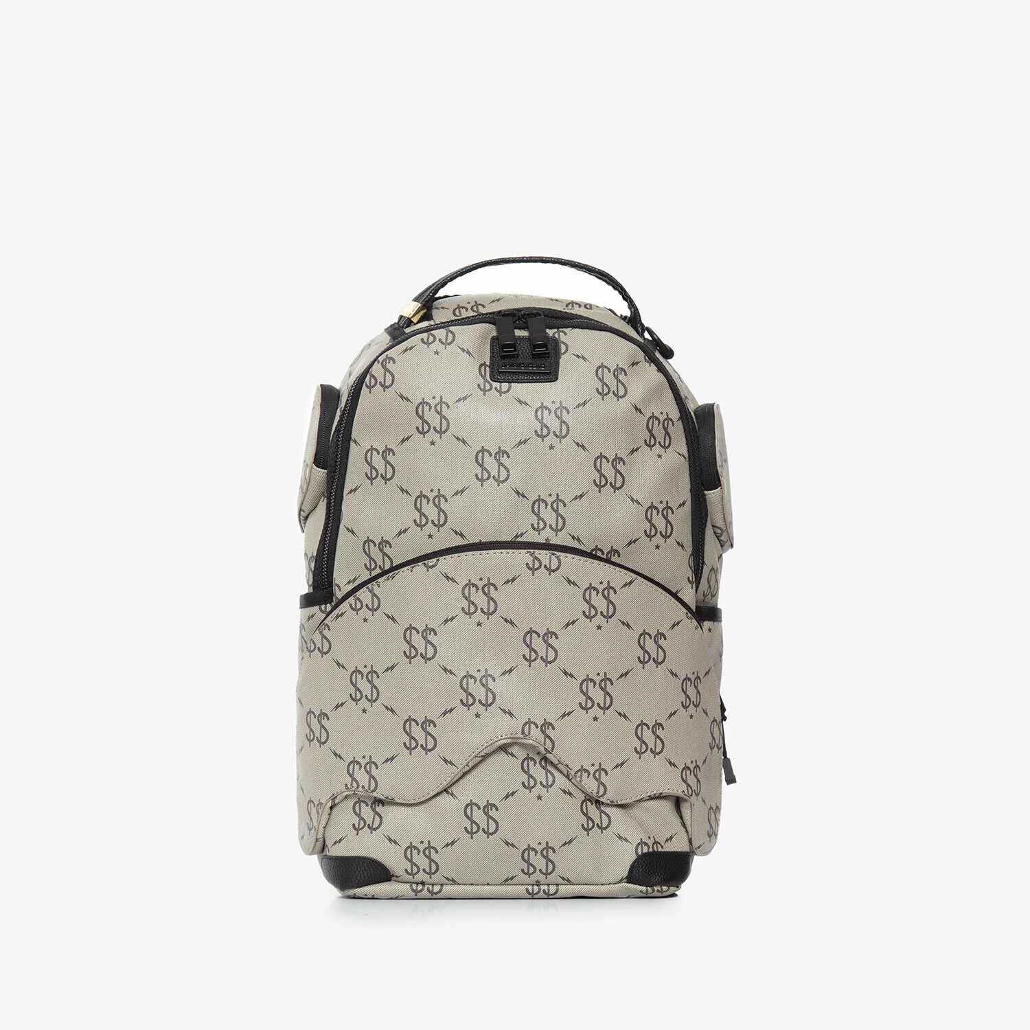 dámský batoh SPRAYGROUND BATOH DOUBLE MONEY DLX BACKPACK 910B4636NSZ ŠEDÁ