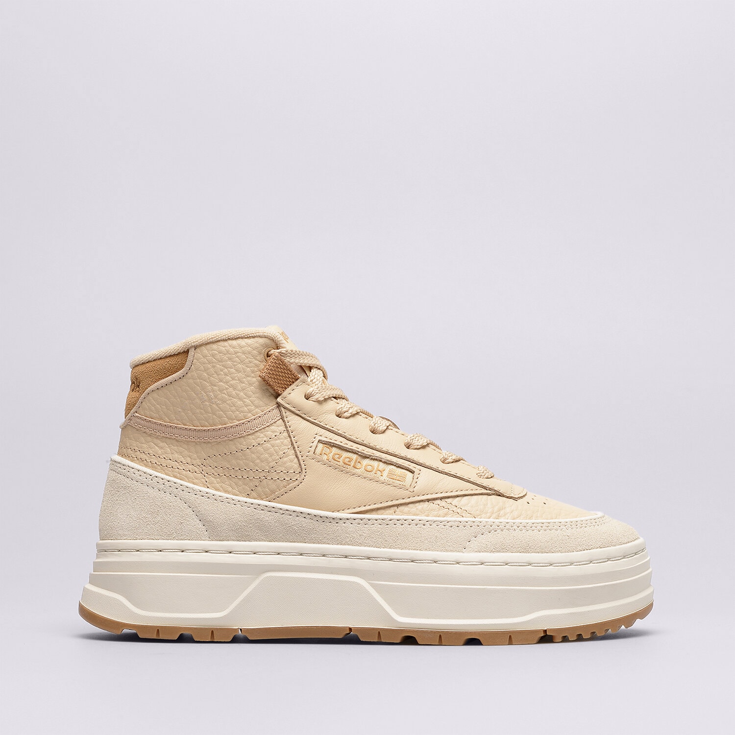 dámské tenisky REEBOK CLUB C GEO MID GZ2159 BÉŽOVÁ