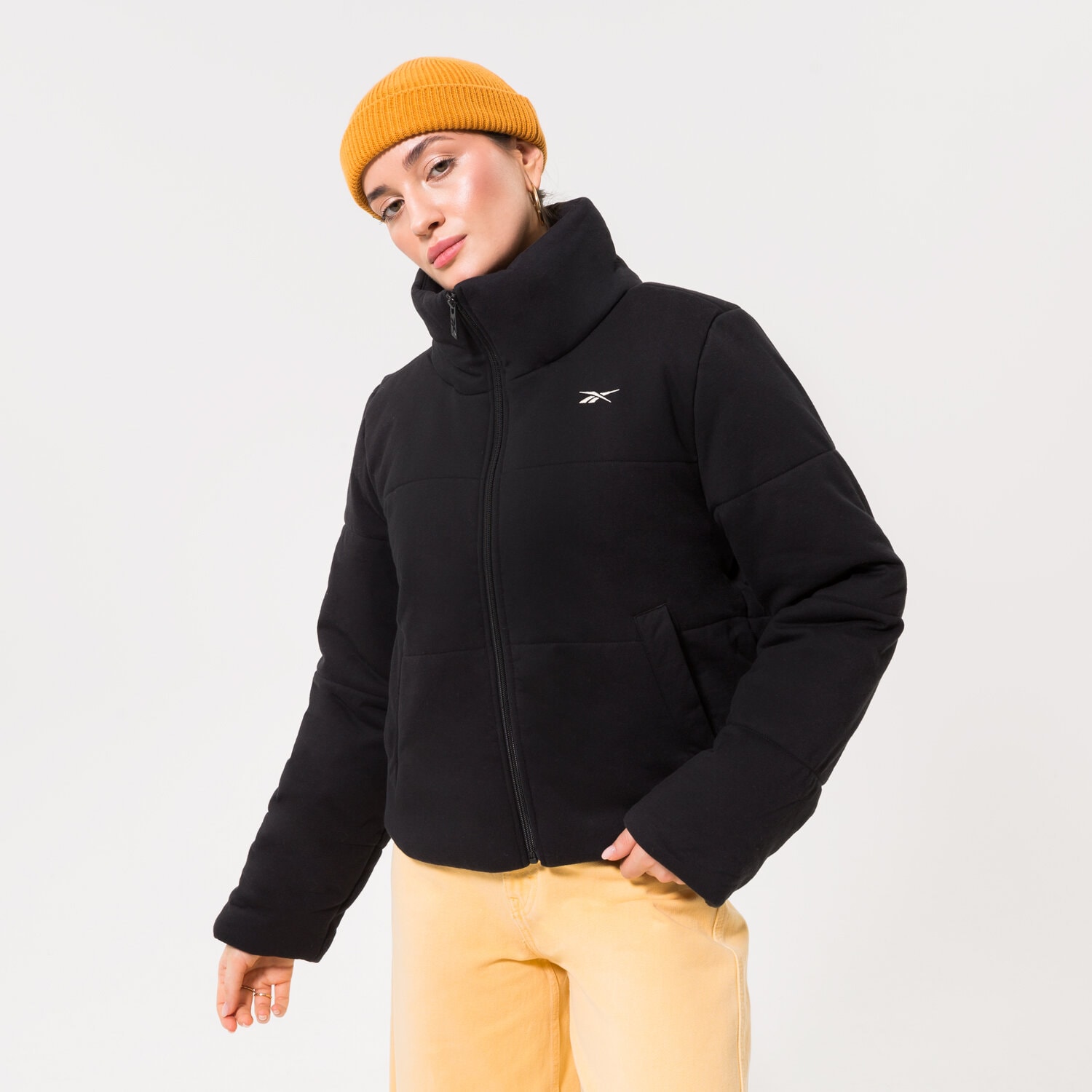 dámská zimní bunda REEBOK BUNDA ZIMNÍ S PUFFER JACKET BLACK HH7248 ČERNÁ