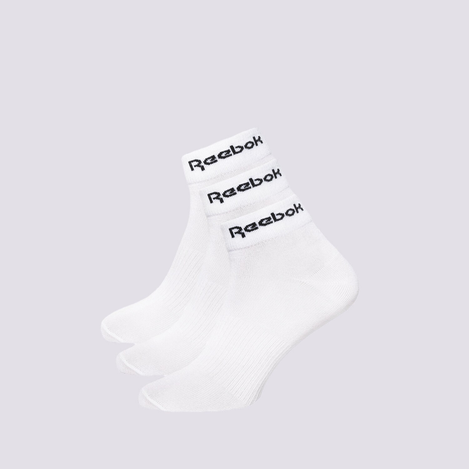 dámské ponožky REEBOK PONOŽKY ACT CORE ANKLE SOCK 3P GH8167 BÍLÁ