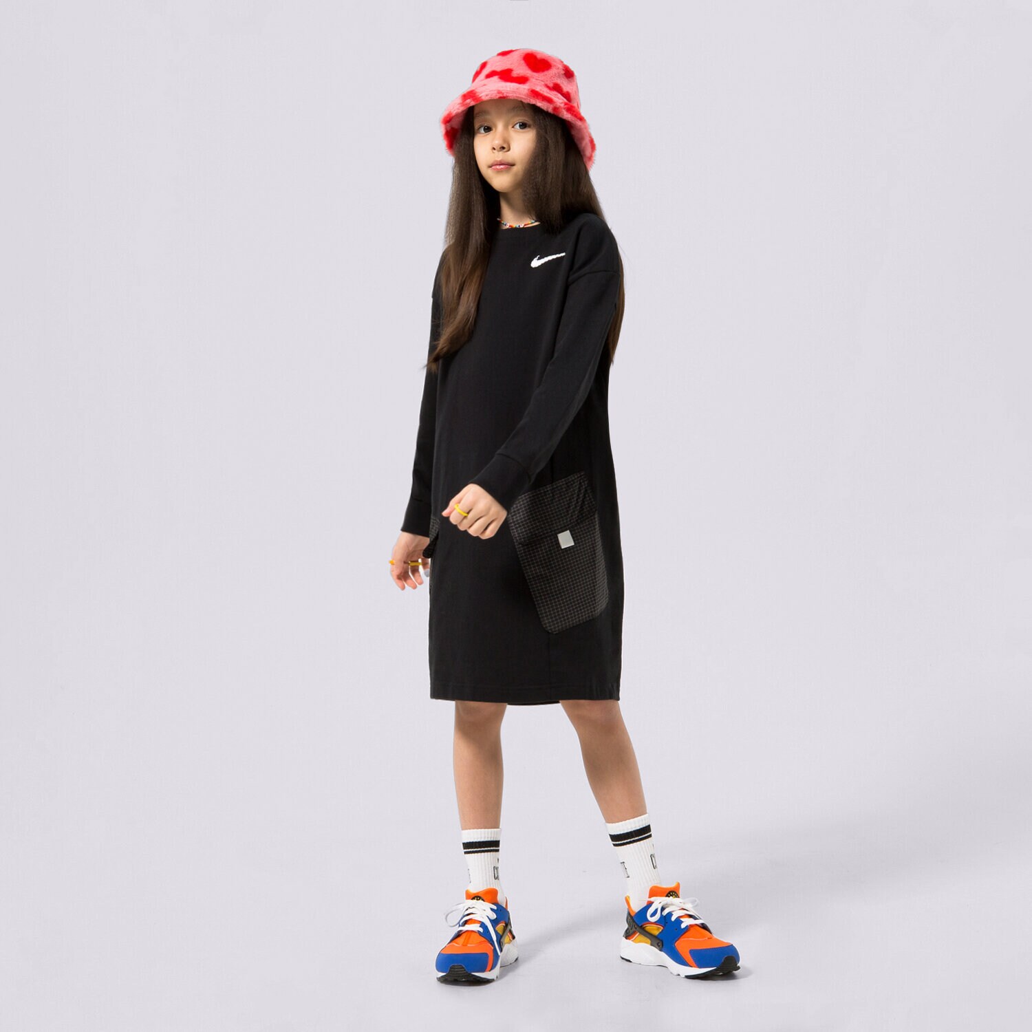 NIKE ŠATY G NSW DRESS OP GIRL DQ8938-010 ČERNÁ