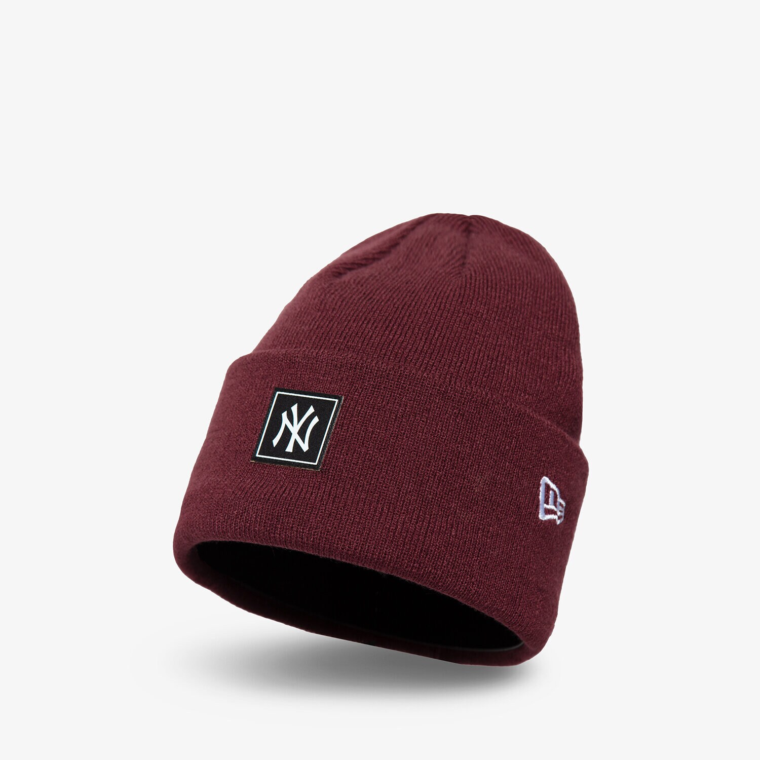 pánská čepice NEW ERA ČEPICE TEAM BEANIE NYY MRN 60292618 BORDOVÁ