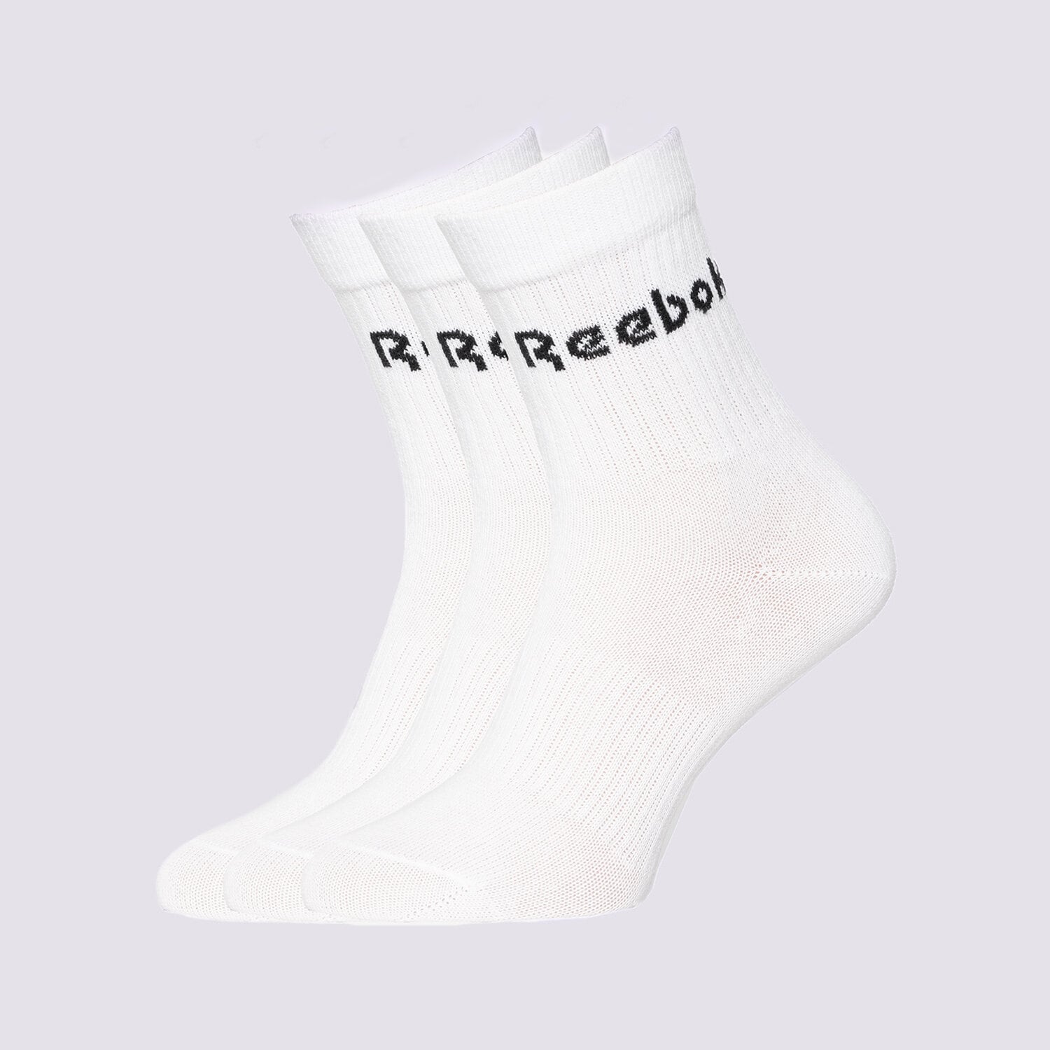 dámské ponožky REEBOK PONOŽKY ACT CORE MID CREW SOCK 3P GH0332 BÍLÁ