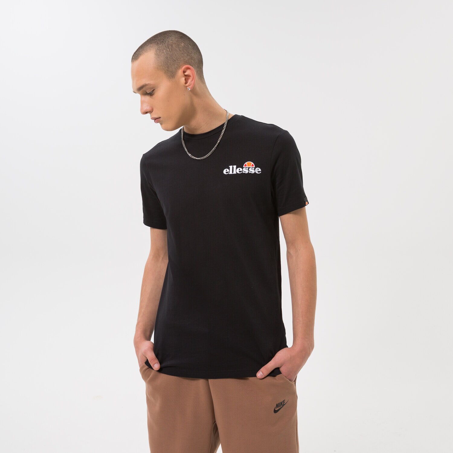 pánské tričko ELLESSE TRIČKO VOODOO BLK SHB06835011 ČERNÁ