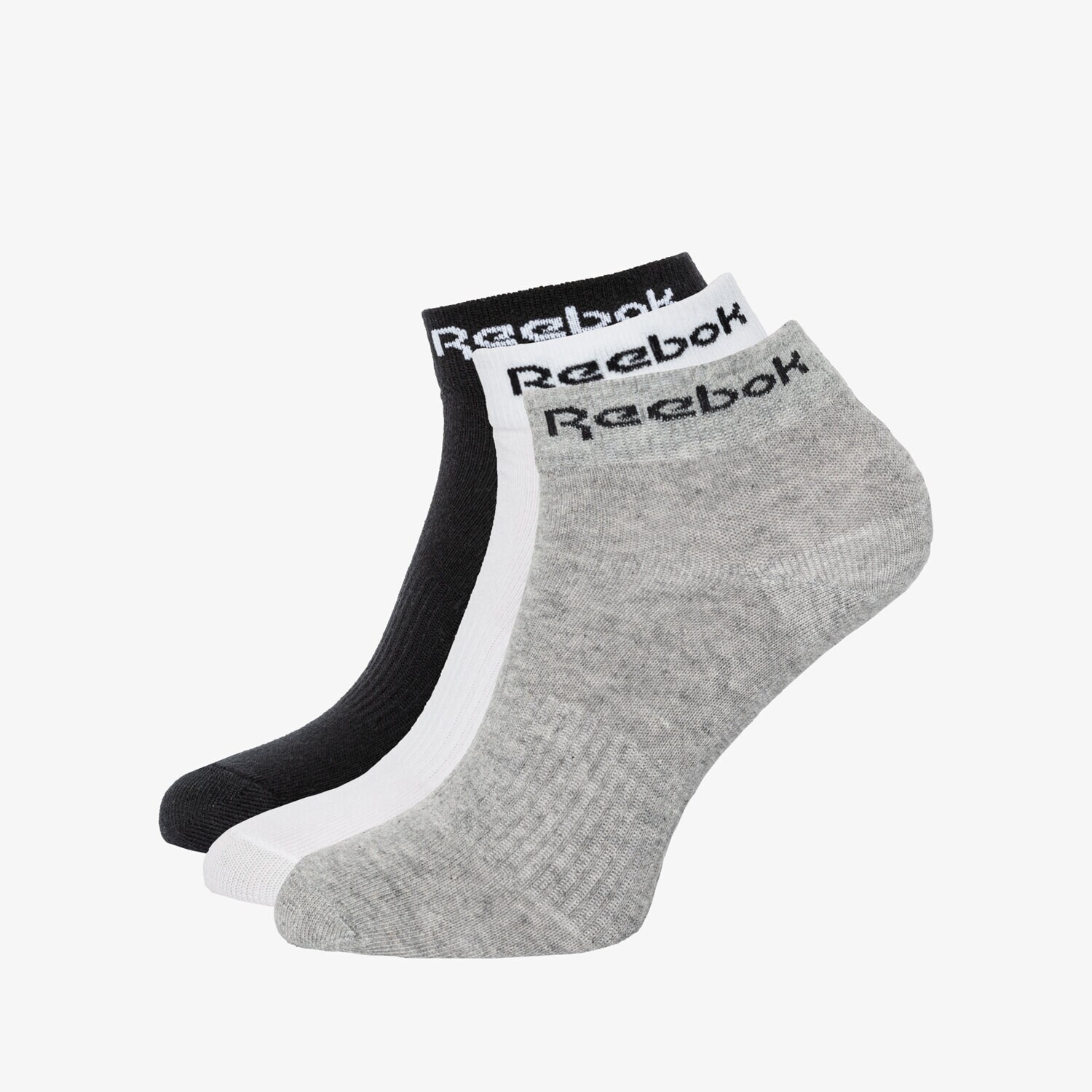 dámské ponožky REEBOK PONOŽKY ACT CORE ANKLE SOCK 3P GH8168 VÍCEBAREVNÁ