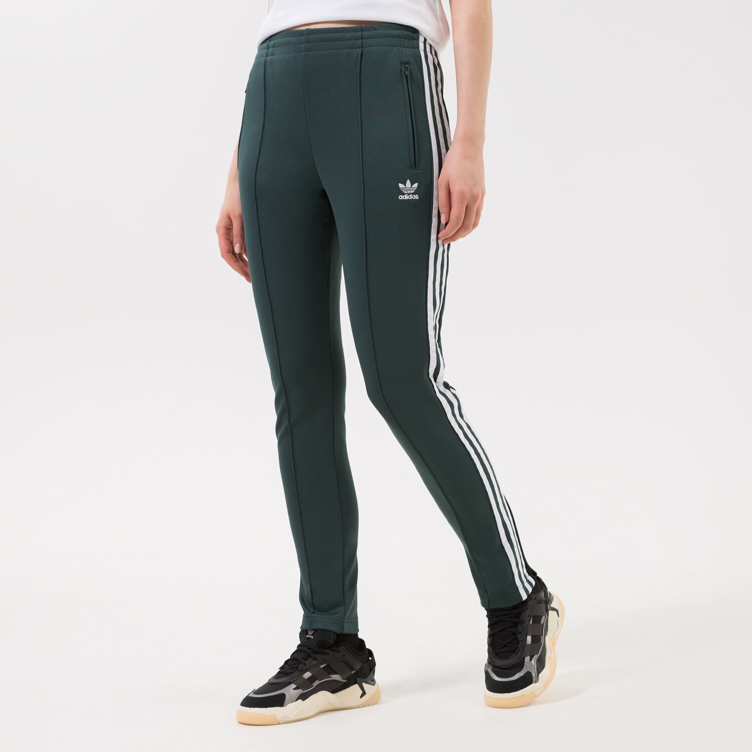 dámské kalhoty ADIDAS KALHOTY  SST PANTS PB HN5893 ZELENÁ