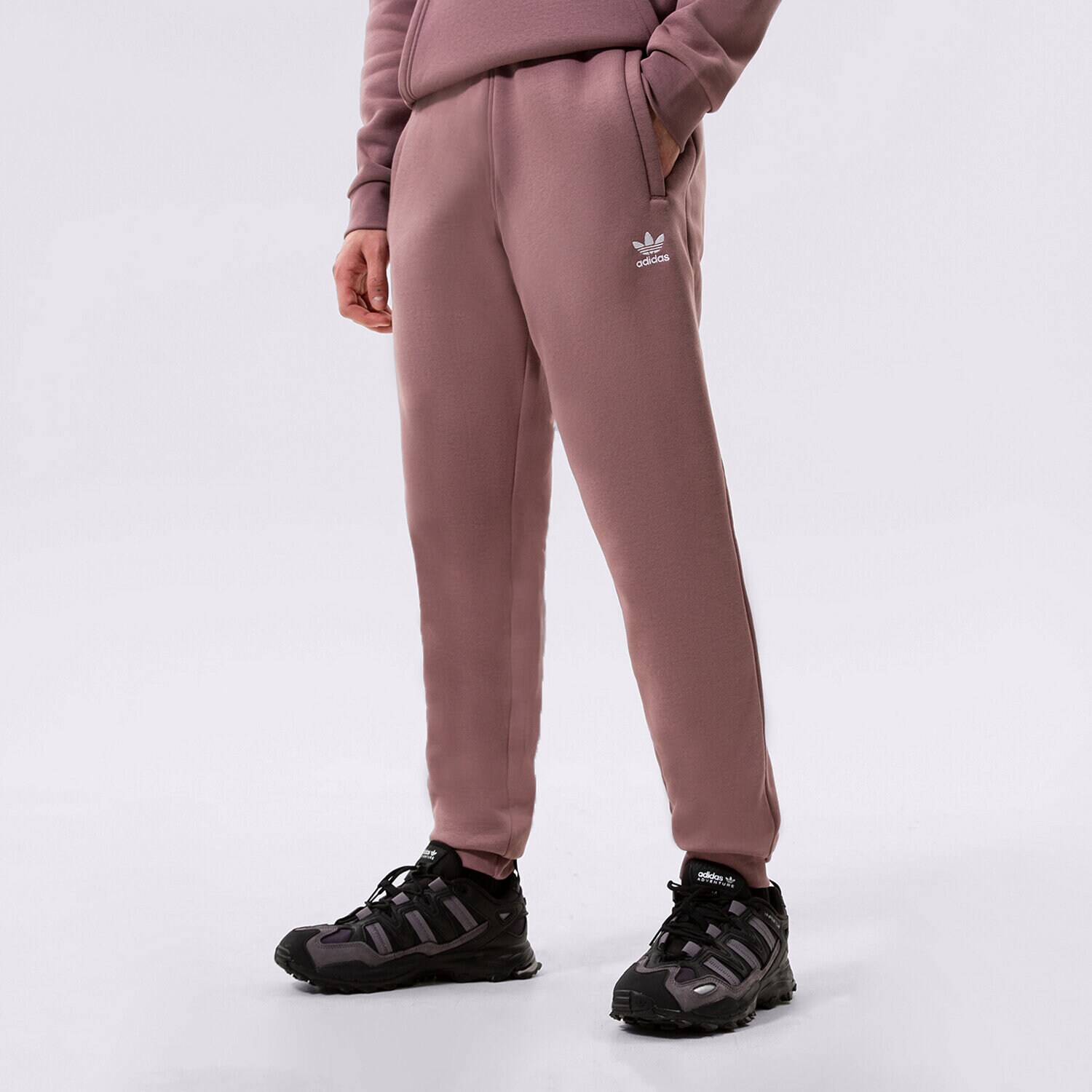 pánské kalhoty ADIDAS KALHOTY  ESSENTIALS PANT HK0105 BÉŽOVÁ