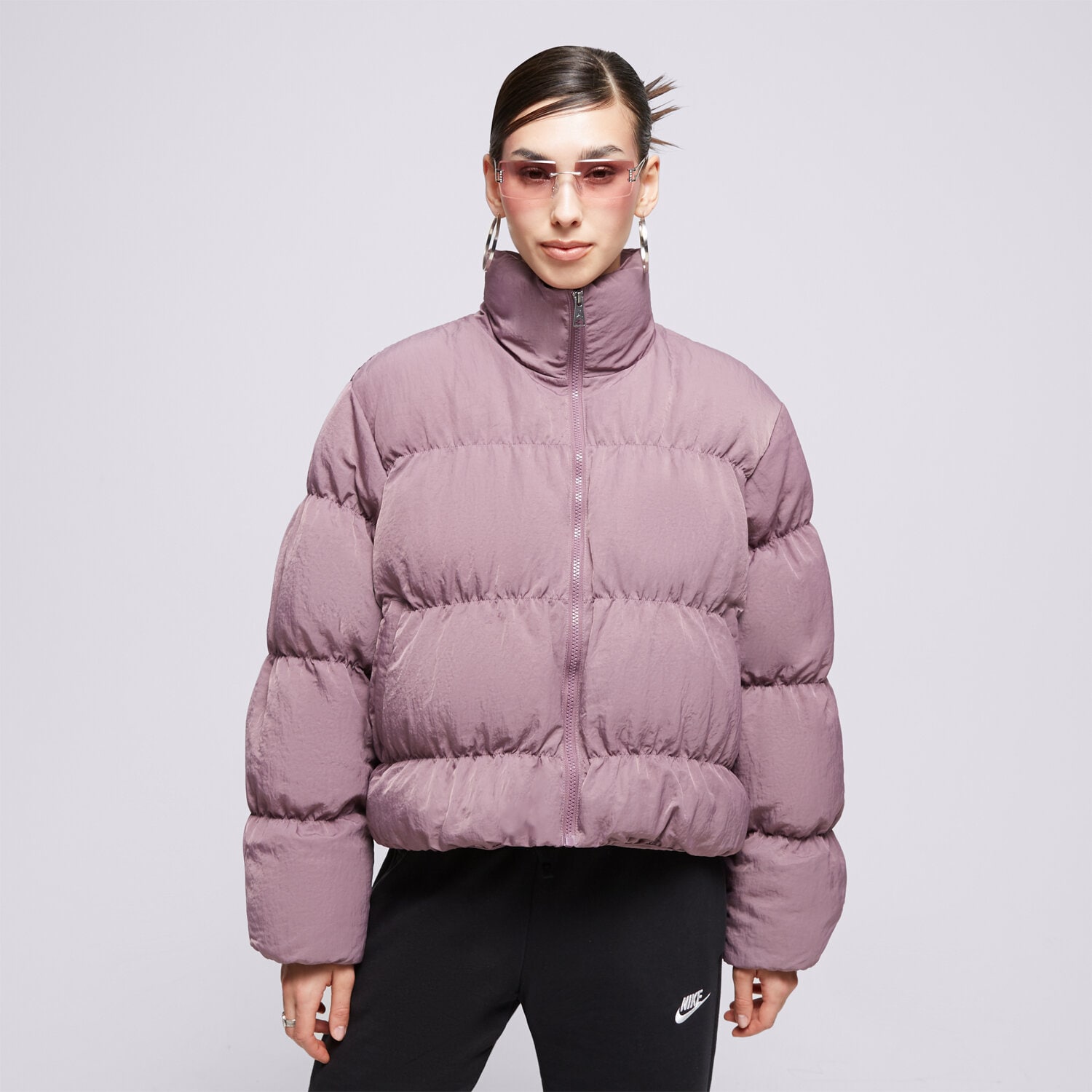 dámská zimní bunda JORDAN BUNDA ZIMNÍ W J  FB5149-508 FIALOVÁ