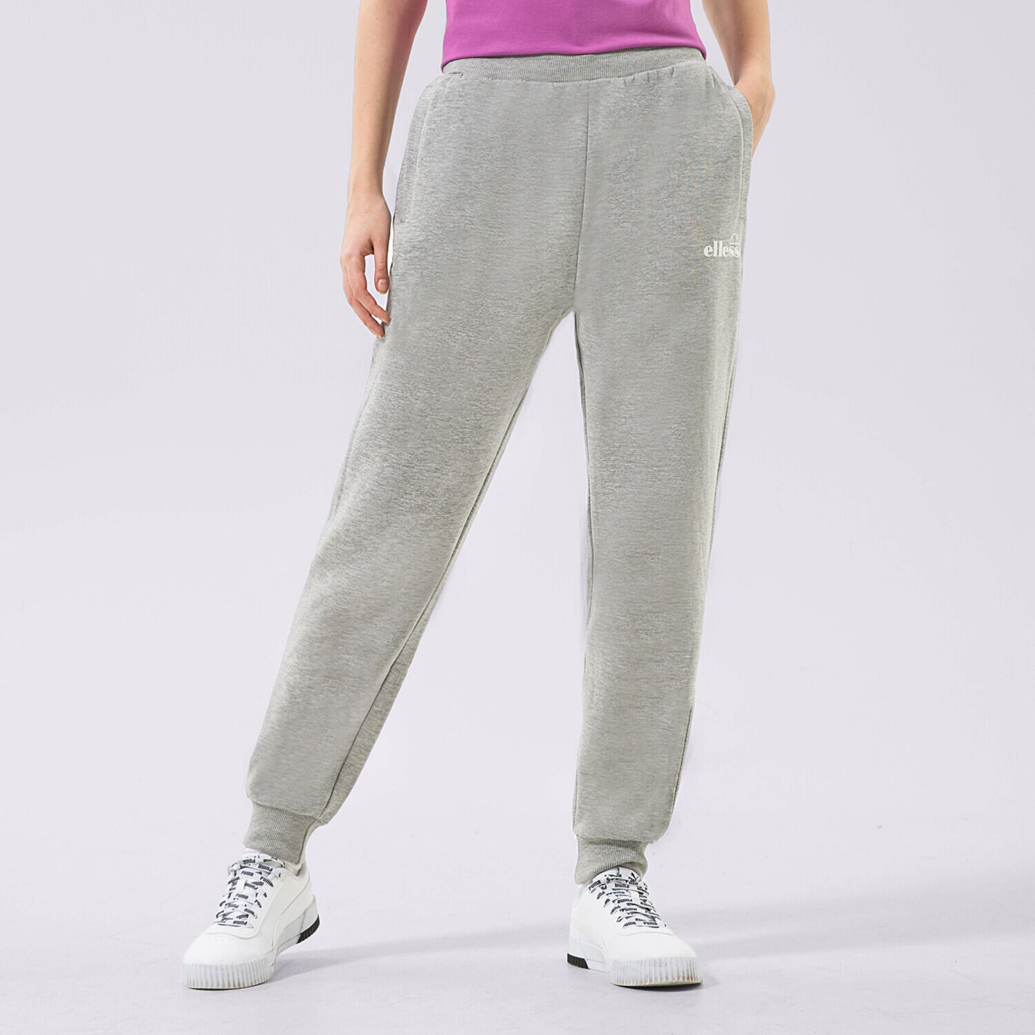 dámské kalhoty ELLESSE KALHOTY  MAJANA JOG PANT GREY MRL SGP16457112 ŠEDÁ