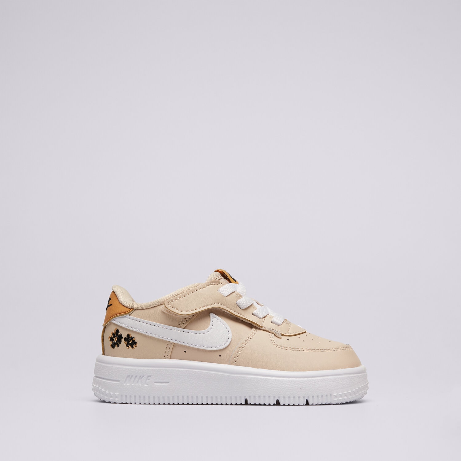 dětské tenisky NIKE FORCE 1 LOW EASYON FZ1603-100 BÉŽOVÁ