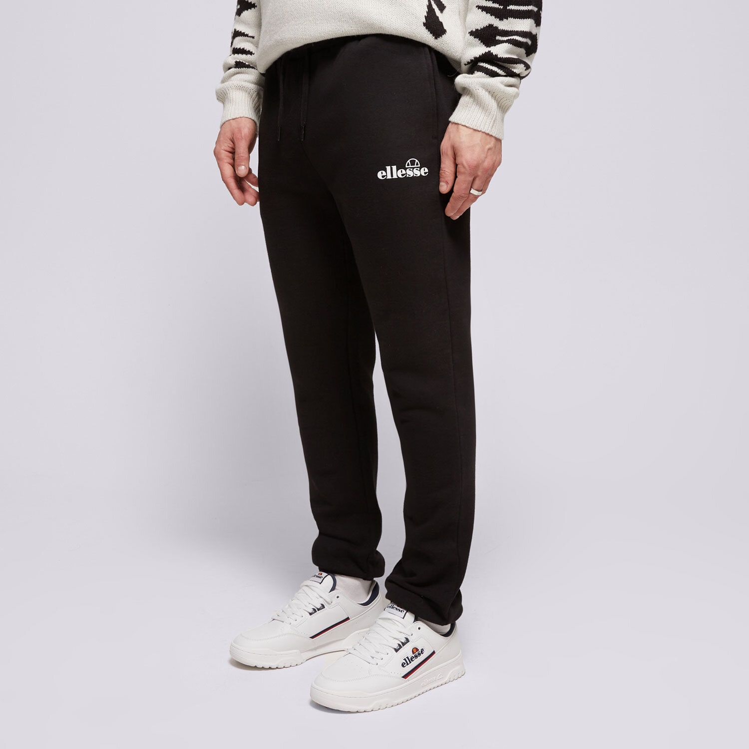pánské kalhoty ELLESSE KALHOTY  CRAVO JOG PANT BLK SHP16465011 ČERNÁ